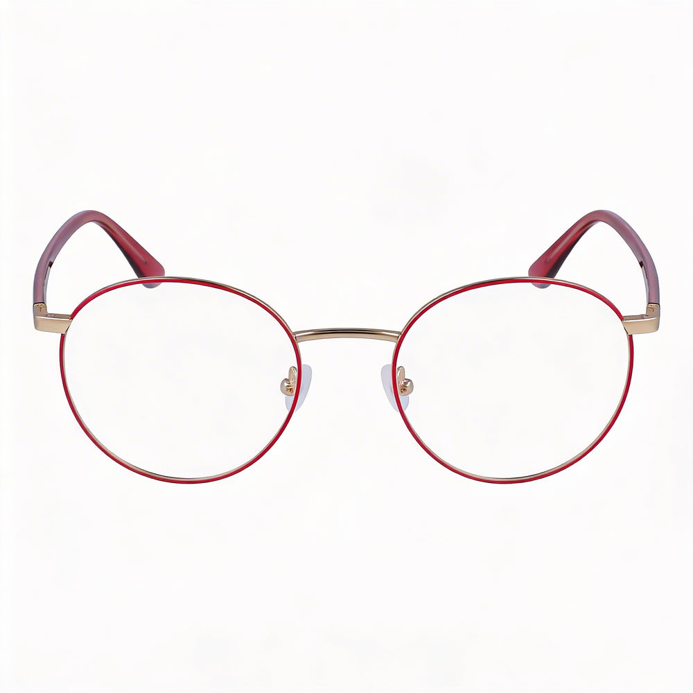 Calvin Klein Ck23106 Unisex Eyeglasses featuring a Rose Metal Frame and Rose Lenses, Size 51mm