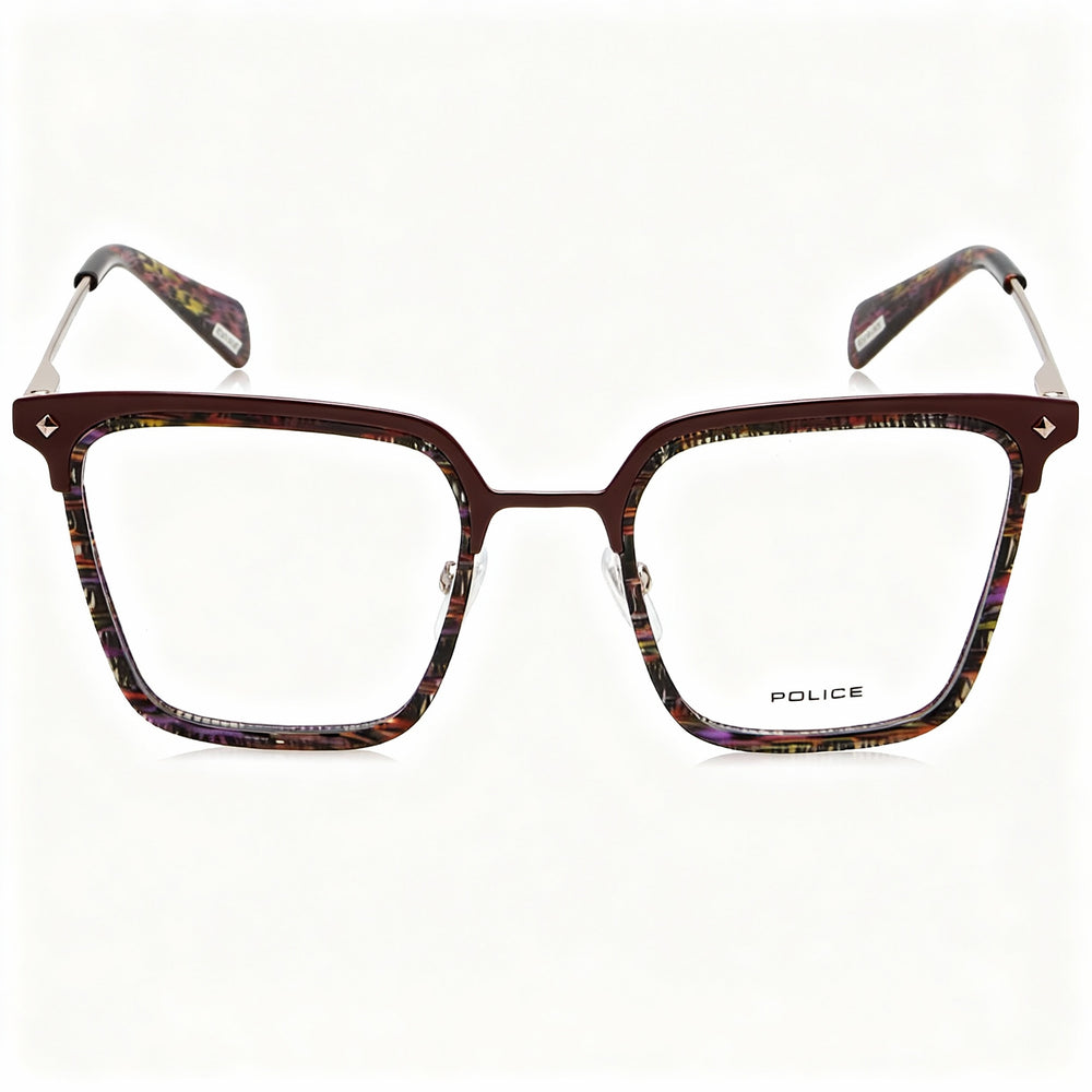 Gafas de sol unisex Police VPLG25 de acetato y metal, no polarizadas, 0K99, protección UV, 51 mm