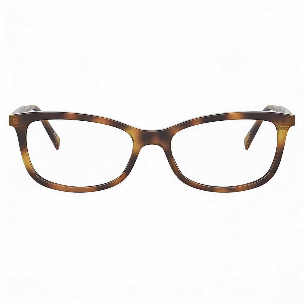 Levi's 1017 Rectangular Prescription Eyeglass Frames Women's Eco Pmma Havana 51mm