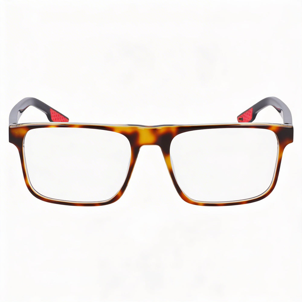 Gafas Nike 7161 Tortoise Crystal cuadradas unisex, de acetato de 54 mm
