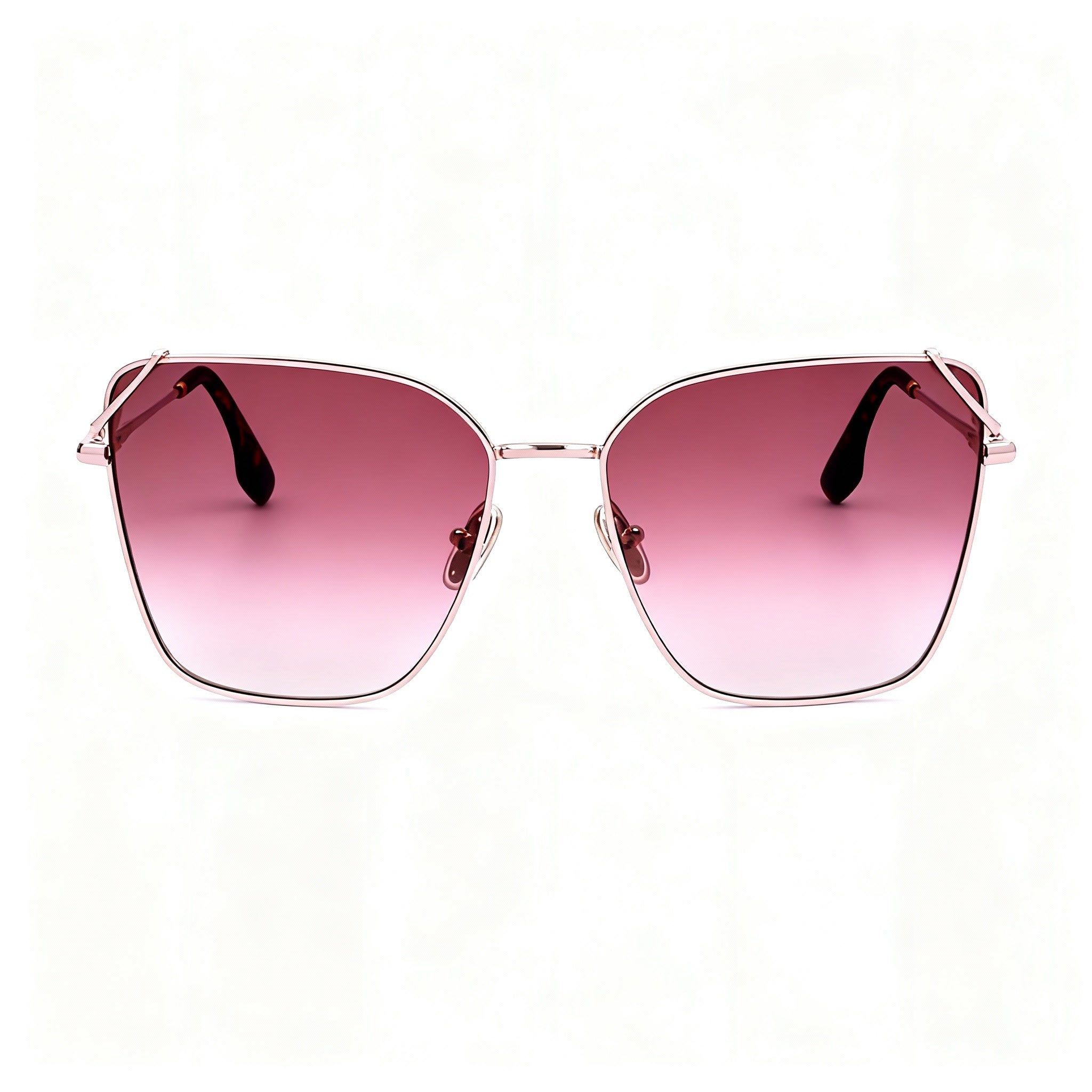 Victoria Beckham Modern Men's Alloy Steel Frame Blush Non-Polarized Polycarbonate Lens Sunglasses 59mm