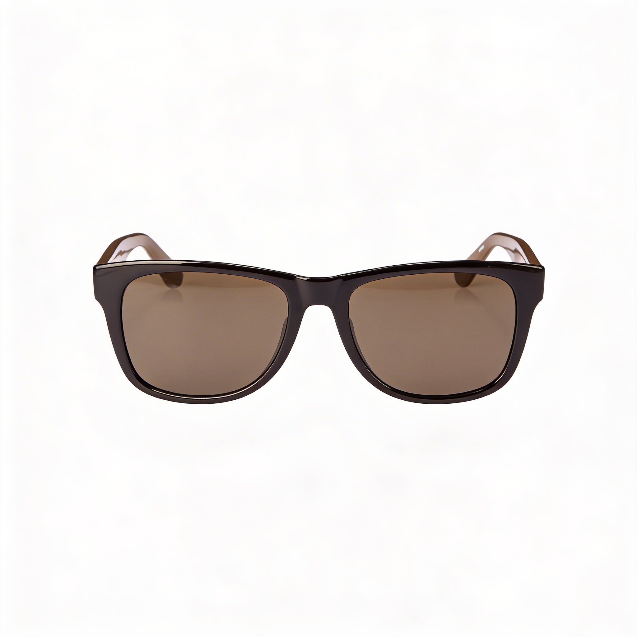 Gafas de sol unisex Lacoste L734s de plástico negro con montura cuadrada y protección UVA/UVB, lentes marrones, 51-18-140 mm, Photo 2