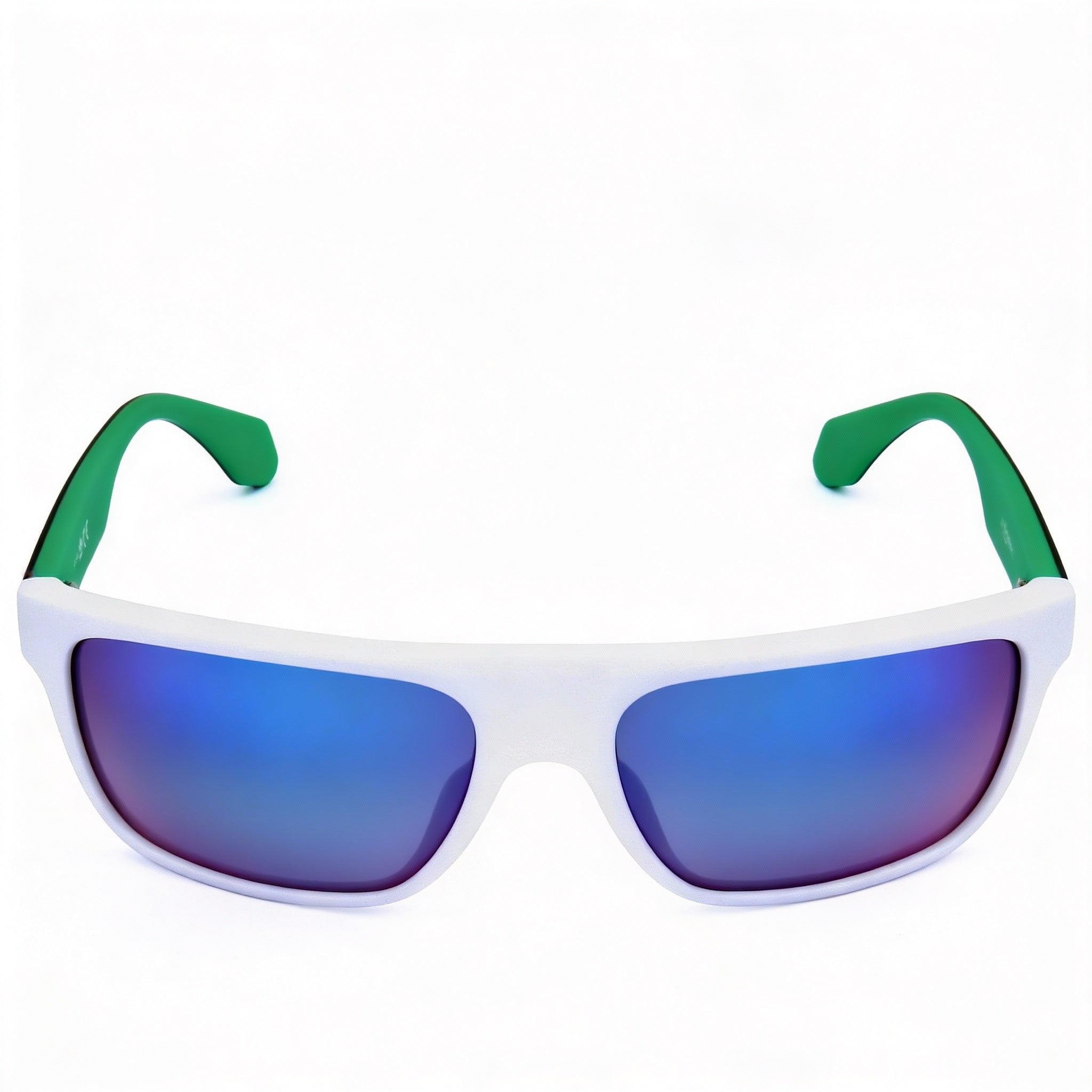 Gafas de sol adidas Originals Classic para hombre, de plástico blanco, con espejo verde, sin polarizar, con protección UV, 59 mm, Photo 2