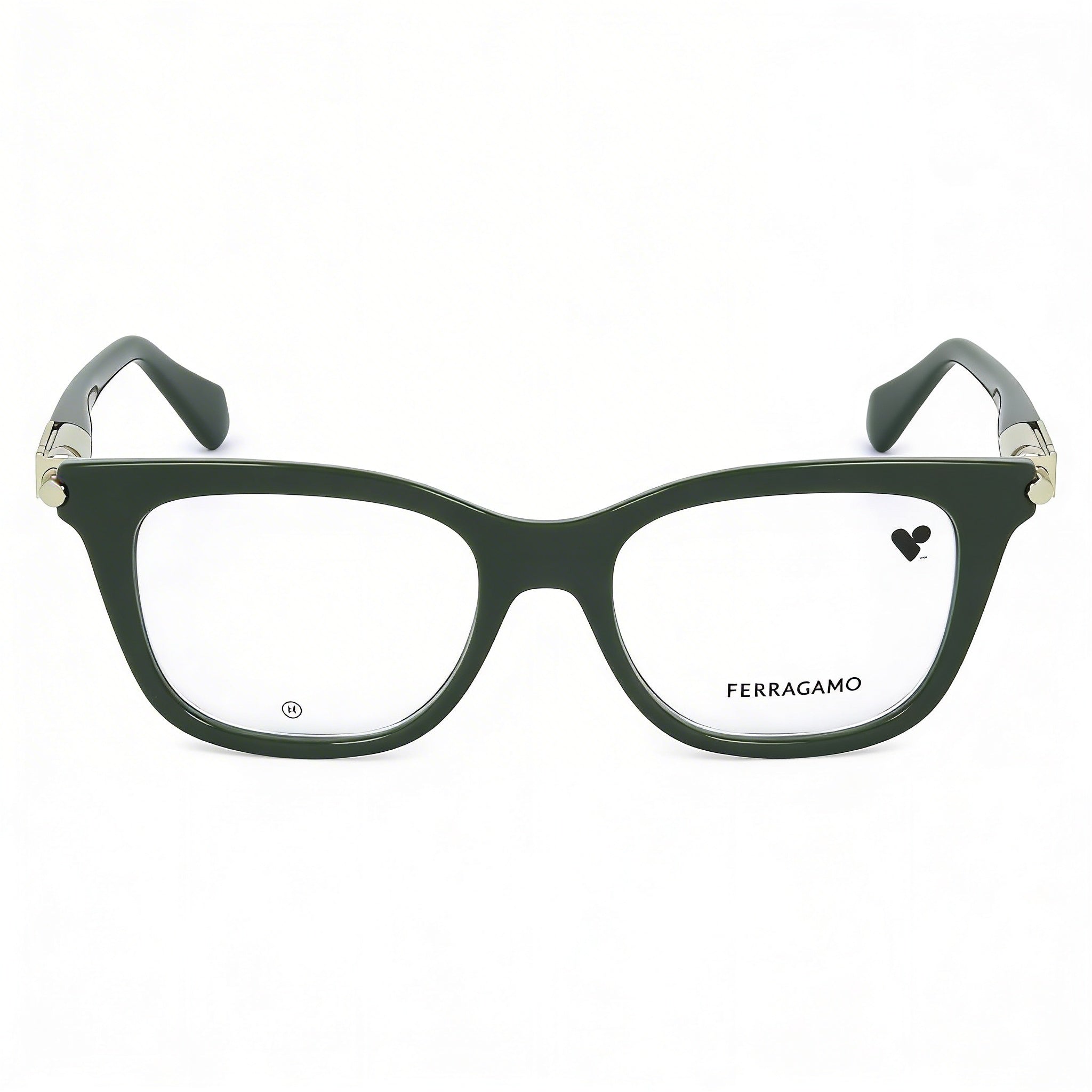 Salvatore Ferragamo Sf2973 Men's Eyewear with Dark Green Acetate Frame and Polycarbonate Lenses - 50mm Lens Width, Photo 2