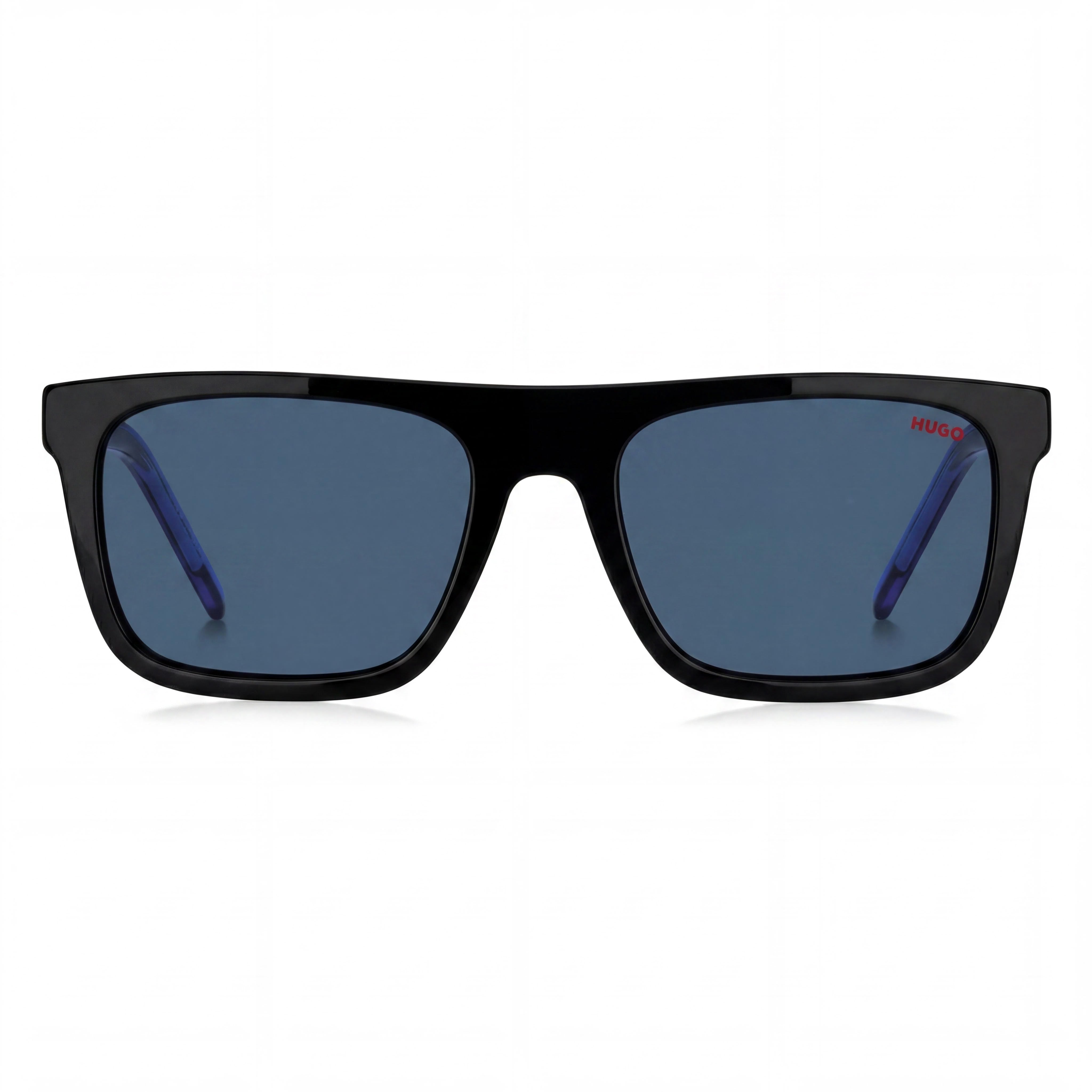 HUGO Casual Men's Eco Acetate Black Blue Non-Polarized Sunglasses 100% UV Protection 54mm, Photo 2