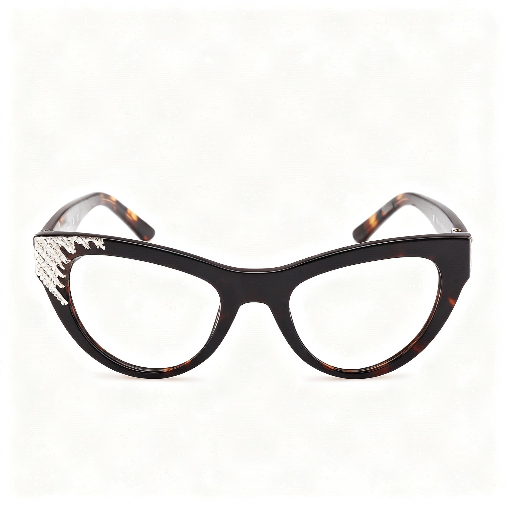 GUESS by Marciano Gm50036 Men's Lightweight Dark Havana Plastic Frame Polarized Clear Eyeglasses 52mm