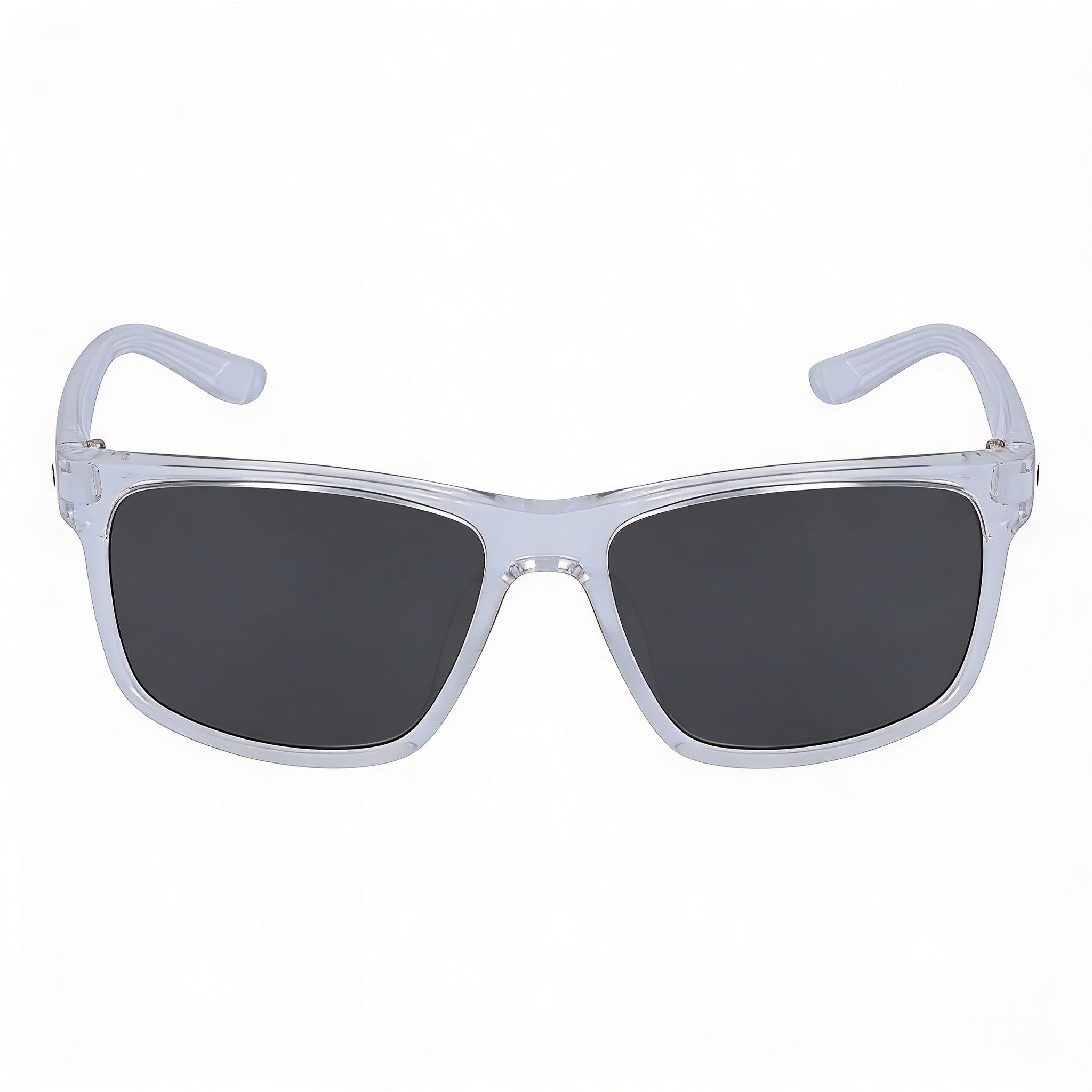 Nike Cruiser Unisex Crystal Clear Nylon Frame with Clear Lenses 59mm 100% UV Protection Prescription Ready, Photo 2
