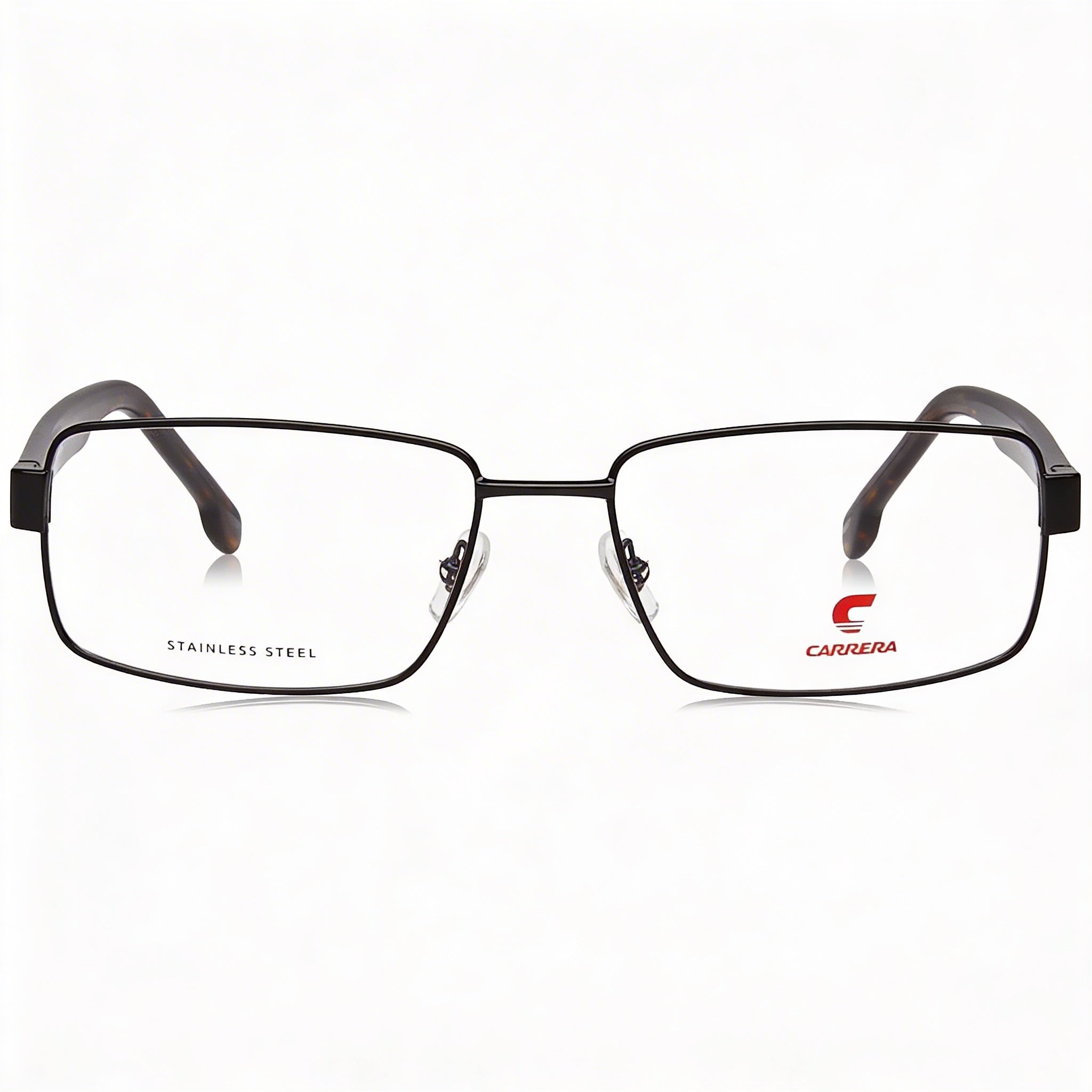 Carrera 8887 Modern Unisex Eyewear featuring Black Alloy Steel Frame and Polycarbonate Lenses, 57mm, Photo 2