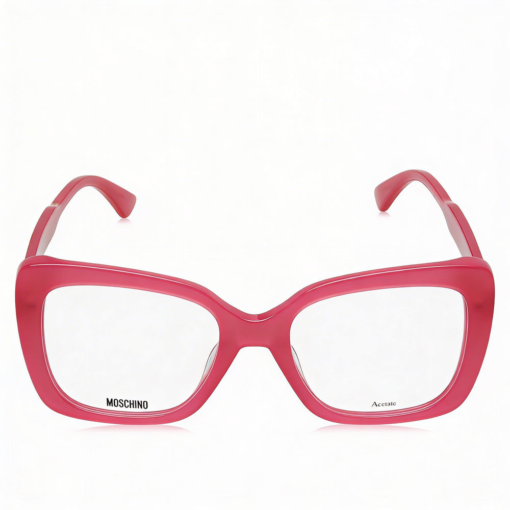 Gafas Moschino Modernas de Acetato Fucsia para Mujer - Lente 52mm, Puente 19mm, Patilla 140mm