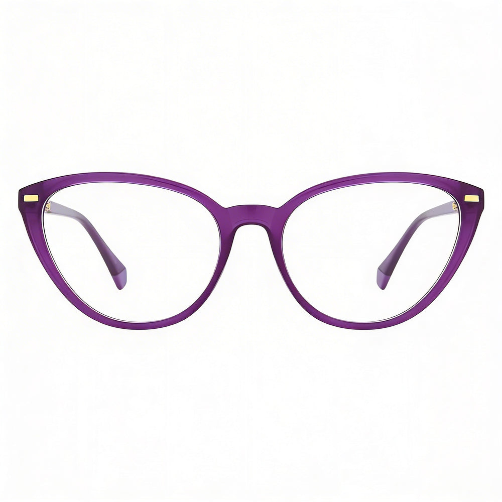 Polaroid Pld D432 Men's Injected Violet Frame Non- Polycarbonate Eyewear 53mm