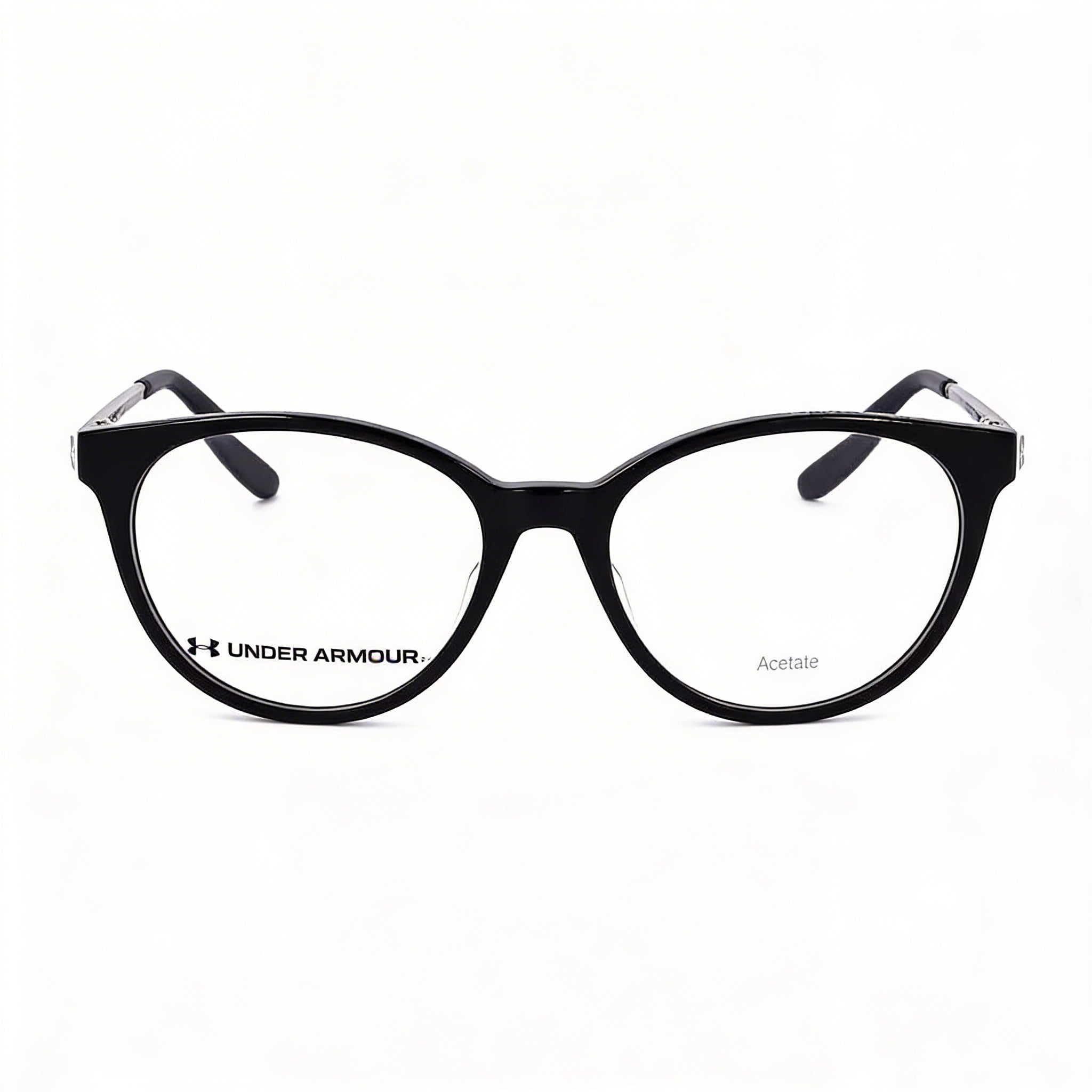 Gafas de sol Under Armour UA 5028 para mujer con marco de acetato negro y lentes de policarbonato, con un ancho de lente de 52 mm., Photo 2