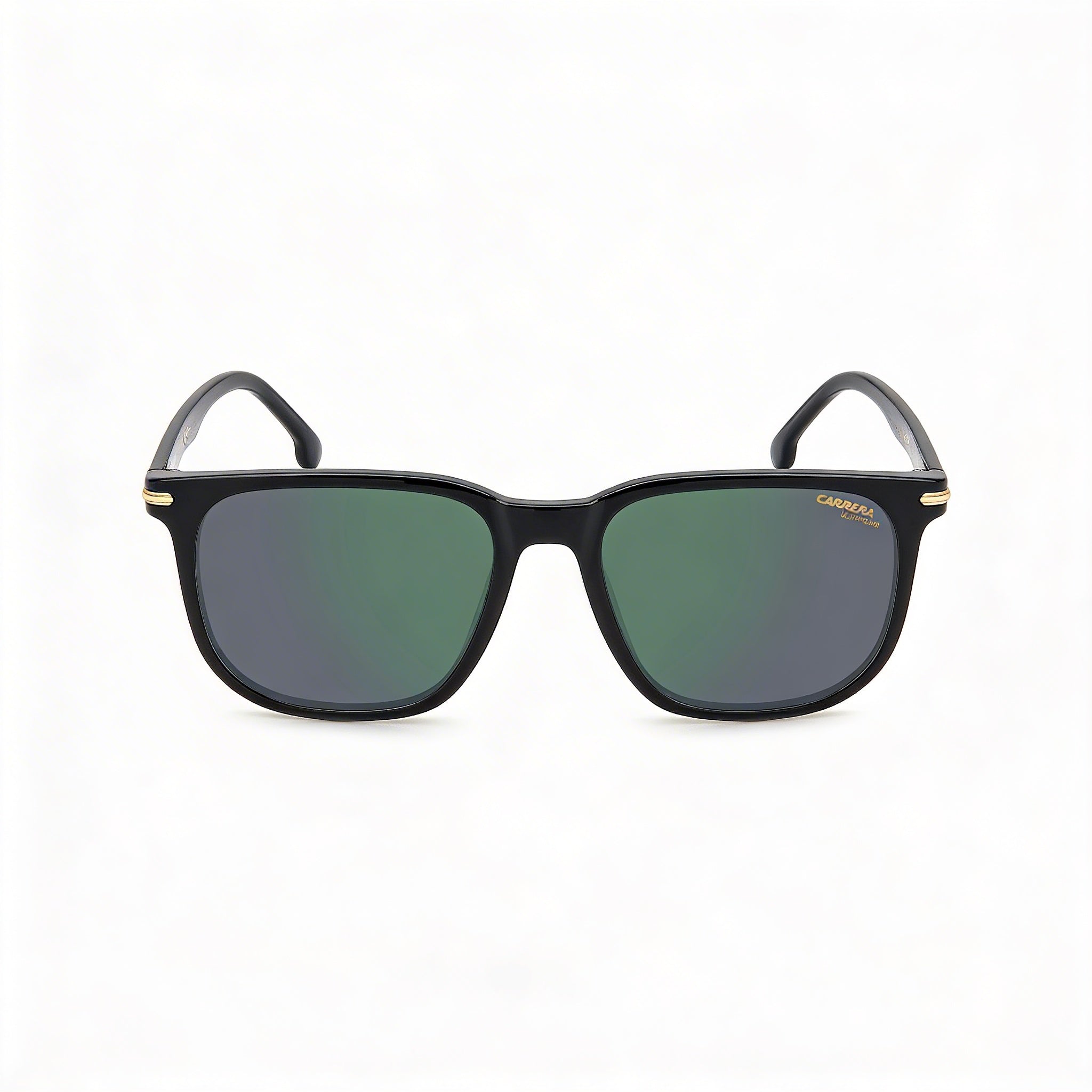 Carrera Modern Women’s Black Lightweight Polyamide Frame Green Grey UV 400 Sunglasses 54-18-145mm, Photo 2