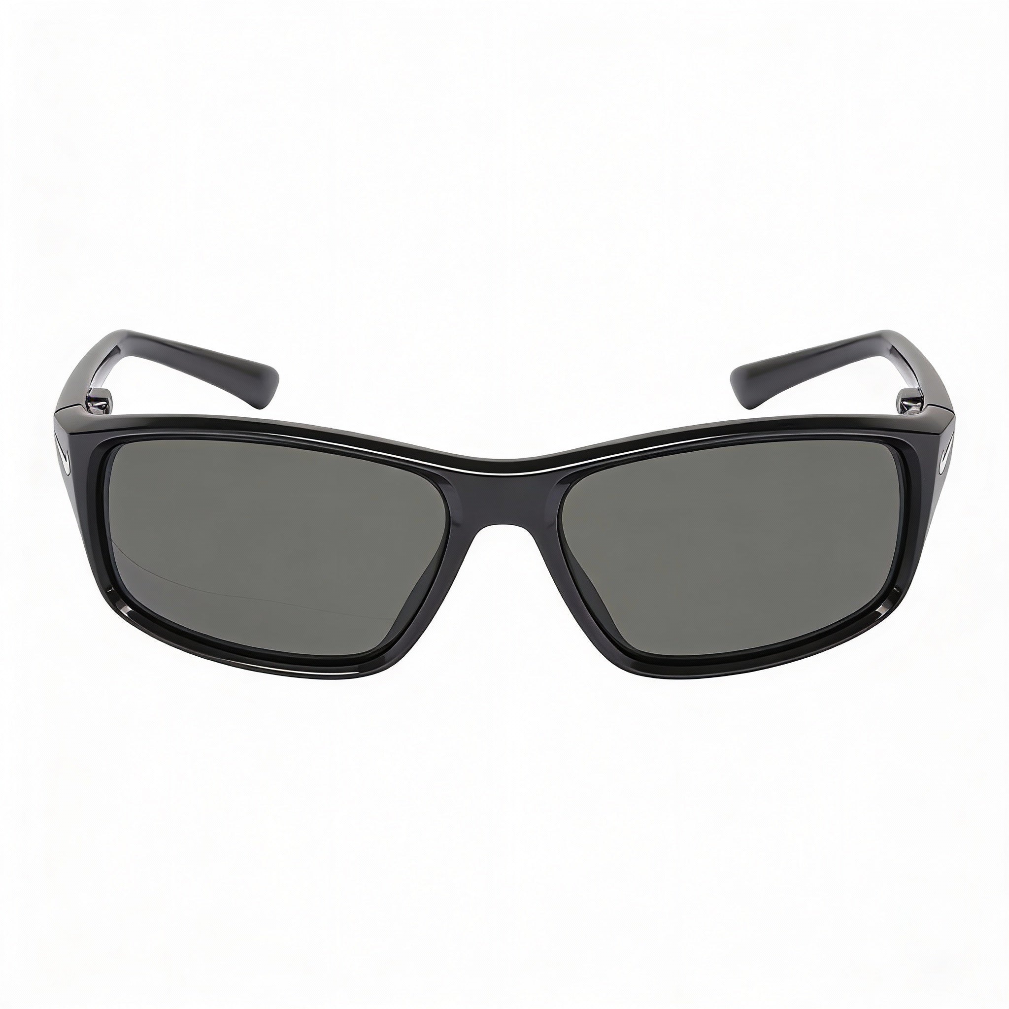 Nike Adrenaline Unisex Lightweight Plastic UV Protection Sunglasses, Silver Frame, Grey Lens 64-14-135, Photo 2