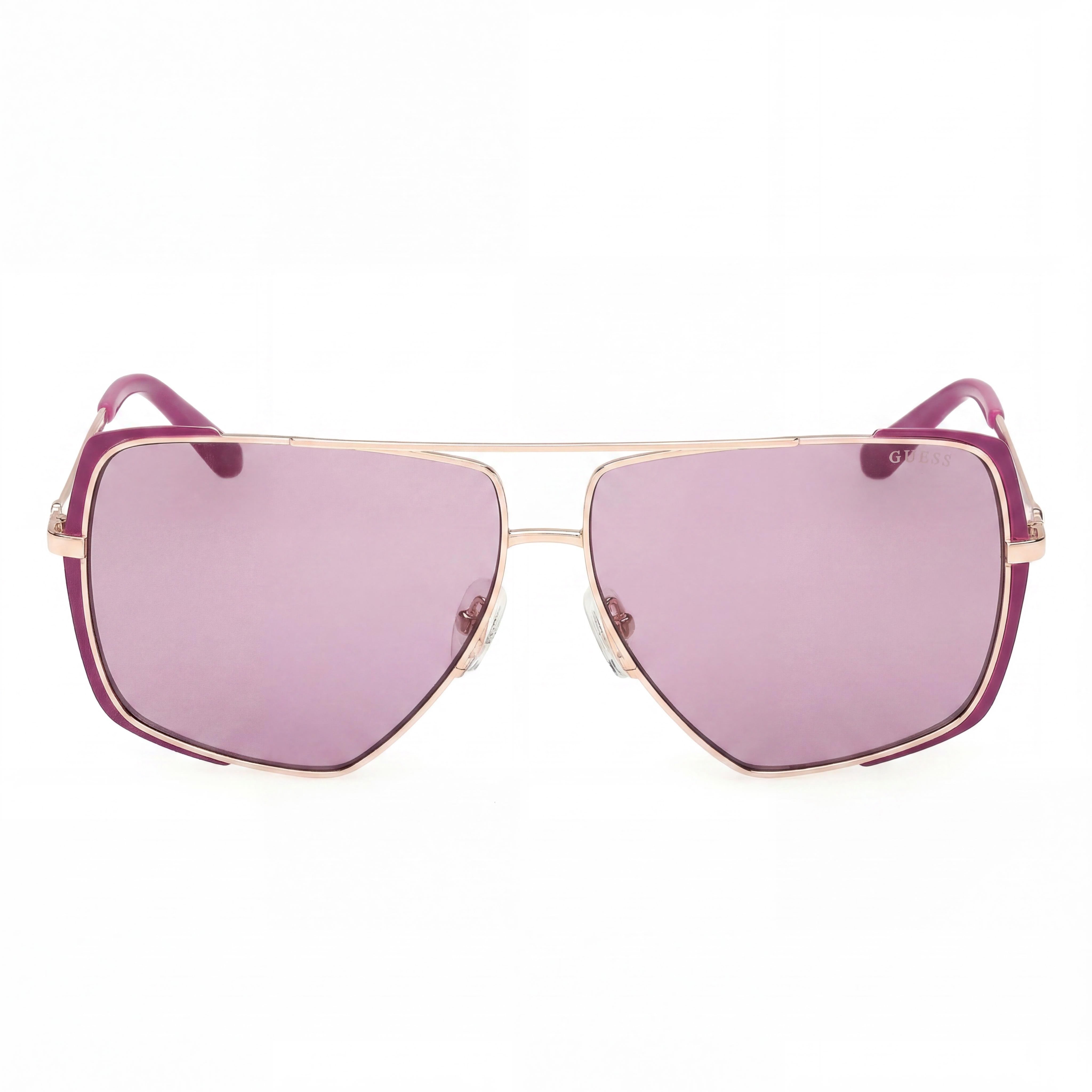 GUESS Casual Collection GU00220 Women's Metal Sunglasses Matte Violet UV 400 Protection 62-12-140, Photo 2