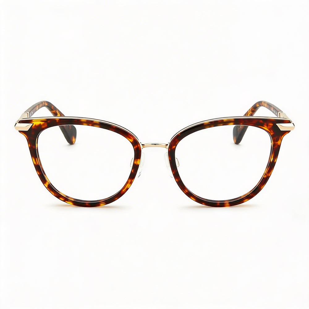 Gafas de sol Rag & Bone Modern Havana con montura metálica para mujer - Ancho de lente: 51 mm, puente: 19 mm, patilla: 135 mm