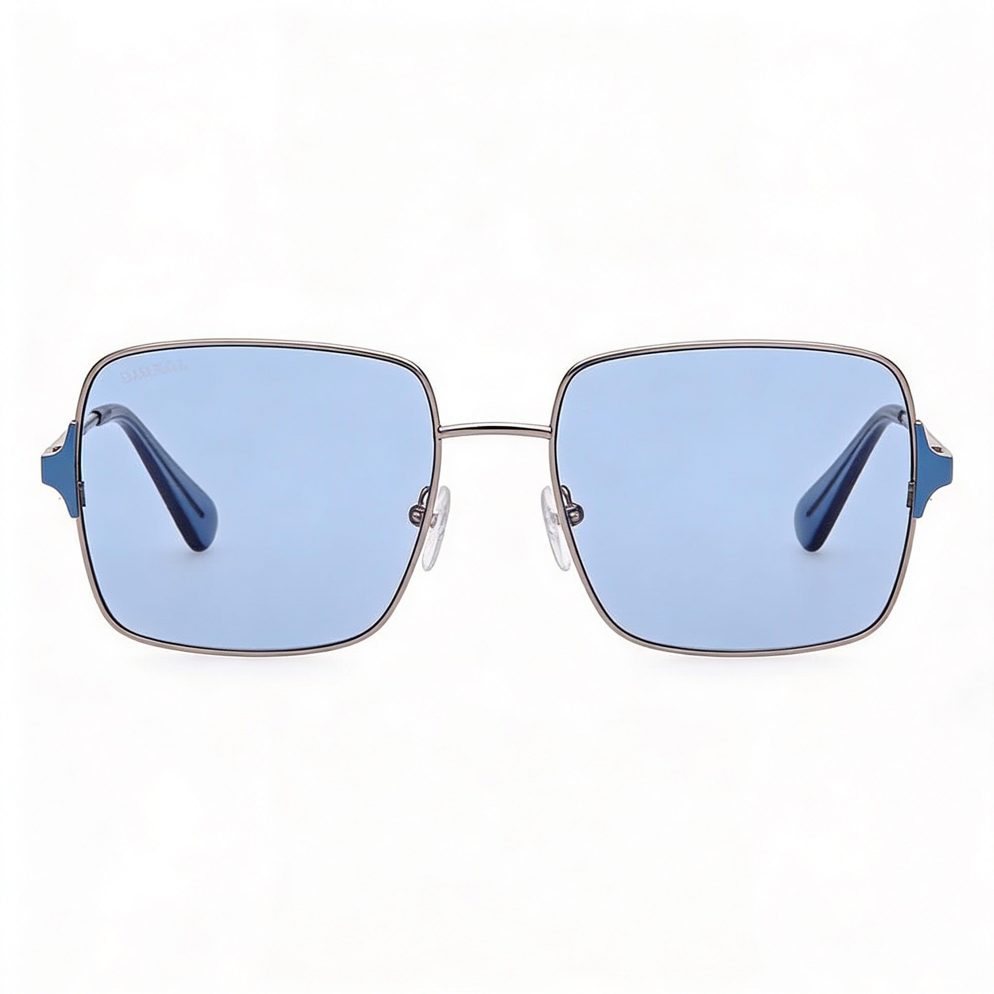 Max & Co. Casual Women's Shiny Light Ruthenium Metal Grey Lens UV Protection Sunglasses 56-17-140, Photo 2