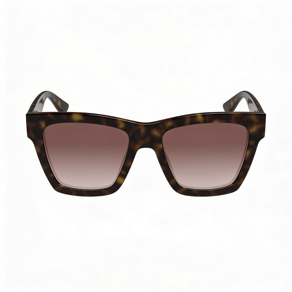 Gucci Gg1714s-002 Women's Full Rim Cat Eye Non- Plastic Frame in Havana Brown Sunglasses 54