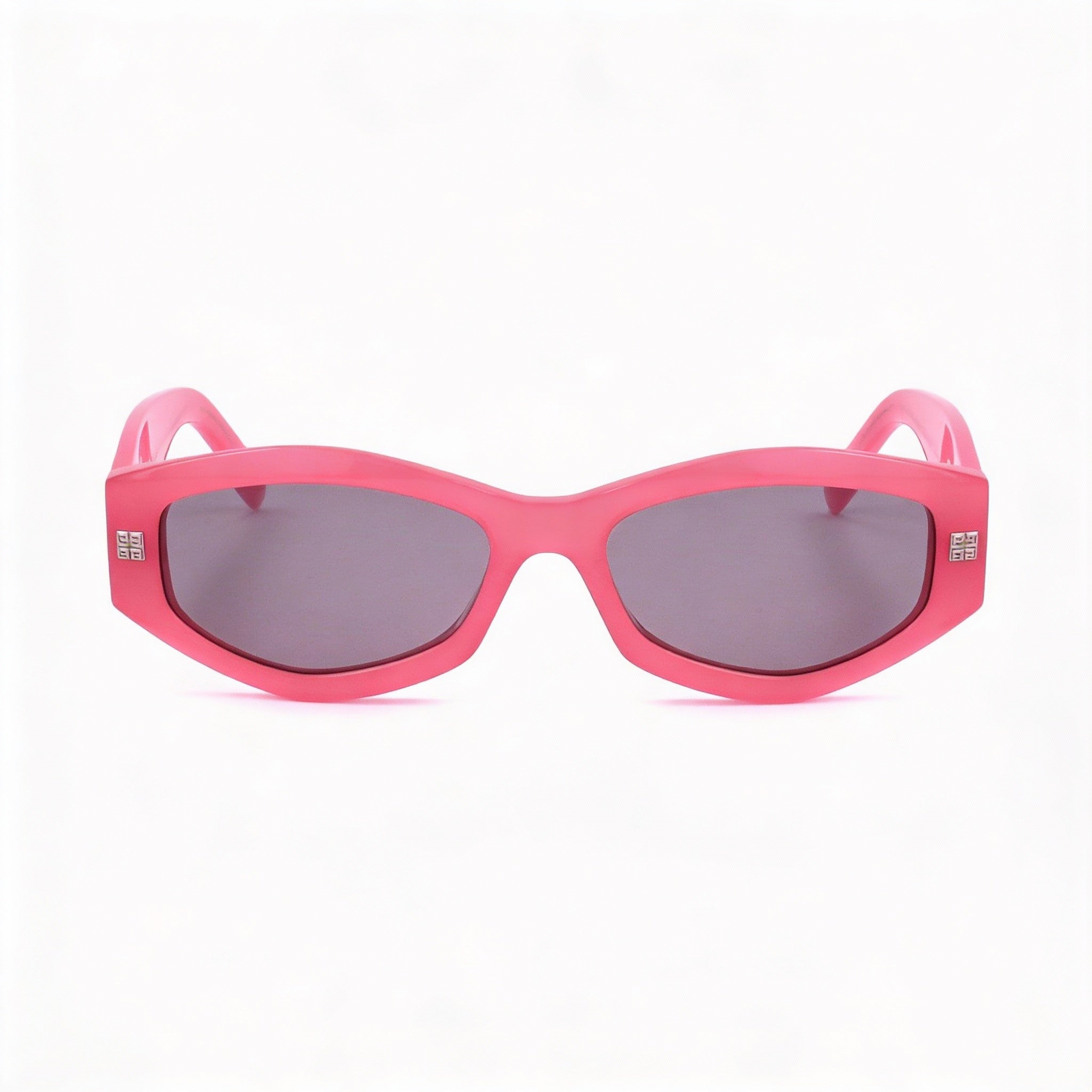 Gafas de sol Givenchy Casual Cat Eye de acetato para mujer, montura fucsia, lentes ahumadas no polarizadas con protección UV 400, 54 mm, Photo 2