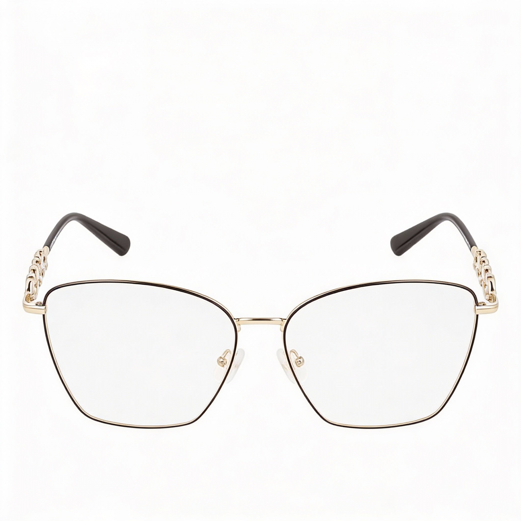 Gafas de sol Salvatore Ferragamo SF2217 para mujer, montura de acetato con diseño de mariposa, color dorado y negro, 57 mm, Photo 2