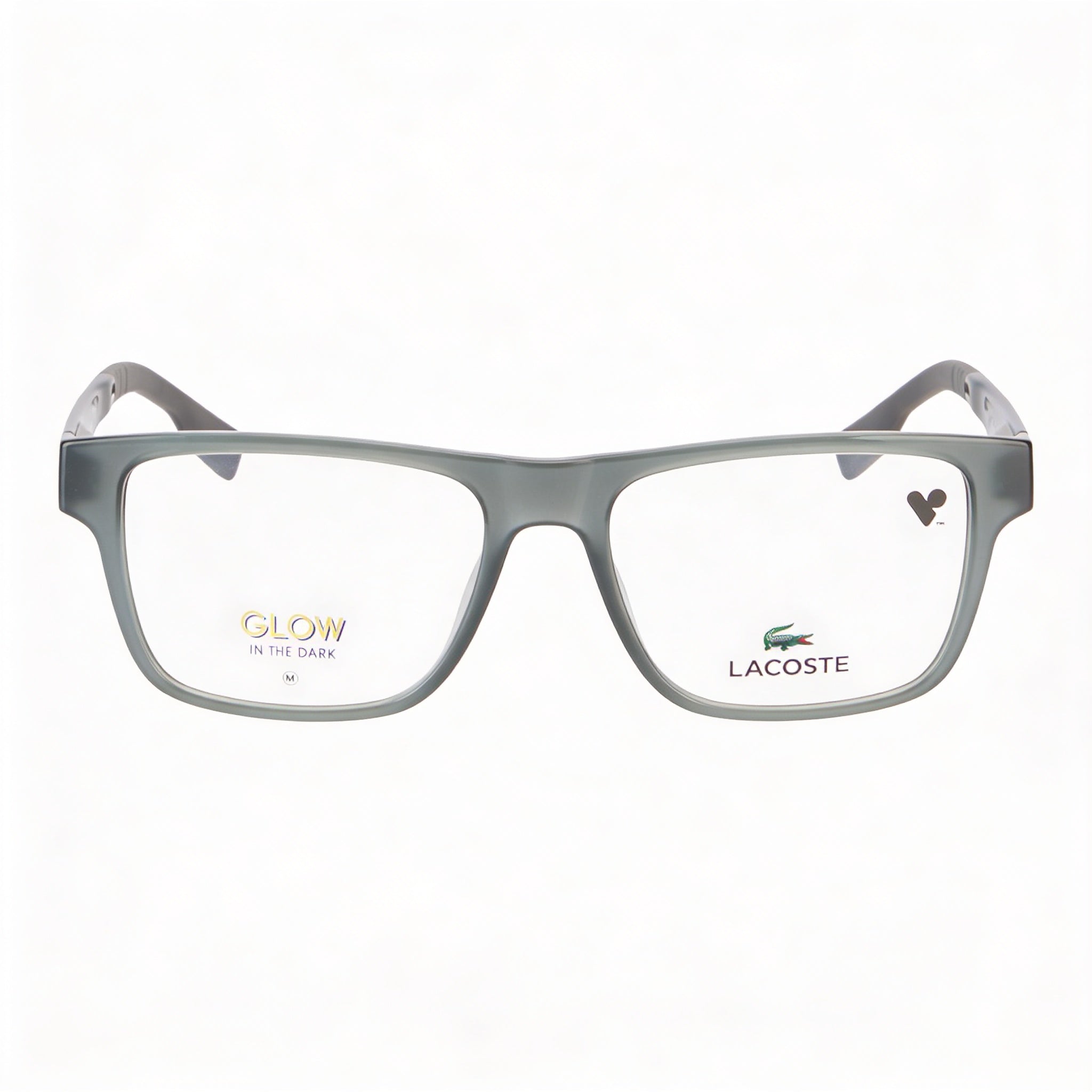 Gafas Lacoste L3655 Lumi Iniettato Modern Modified Rectangle de policarbonato para mujer, 49 mm, color gris, Photo 2