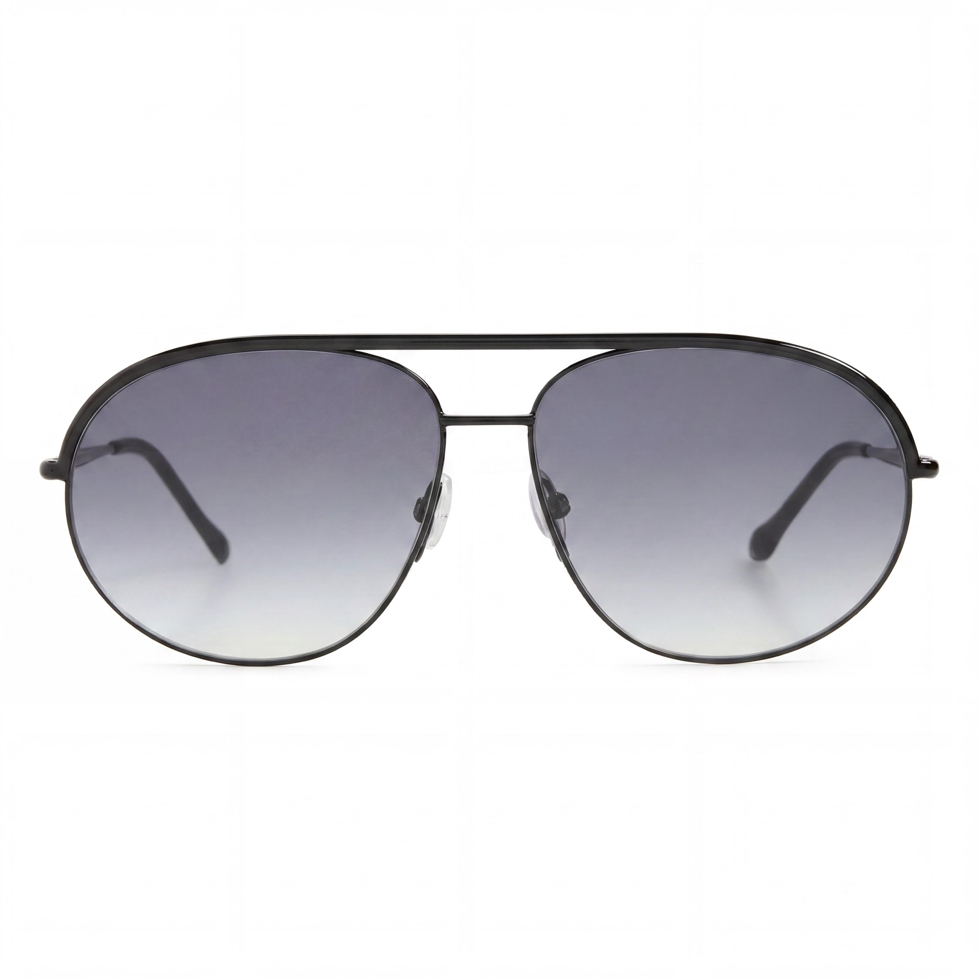 Gafas de sol Isabel Marant clásicas negras de acero inoxidable no polarizadas para mujer, con lentes grises oscuras degradadas de 62 mm, Photo 2