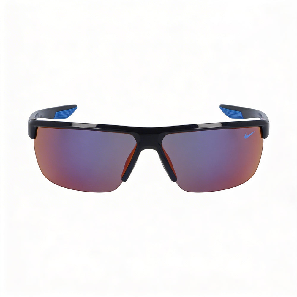 Nike Tempest Unisex Obsidian Pacific Blue Nylon Field Tint Lenses 60mm UV Protection