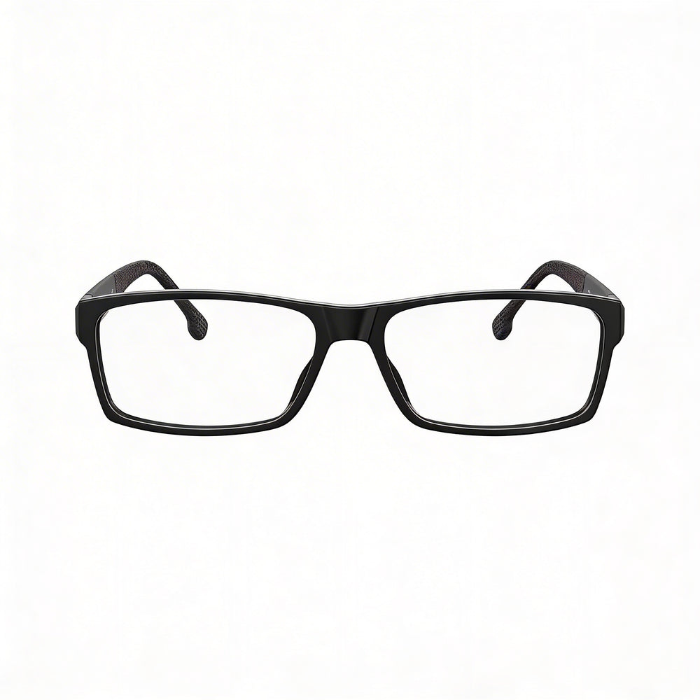 Gafas Carrera Carrera 8852 para hombre con montura de plástico en color negro, ancho de lente: 57 mm, ancho de puente: 17 mm, longitud de patilla: 145 mm