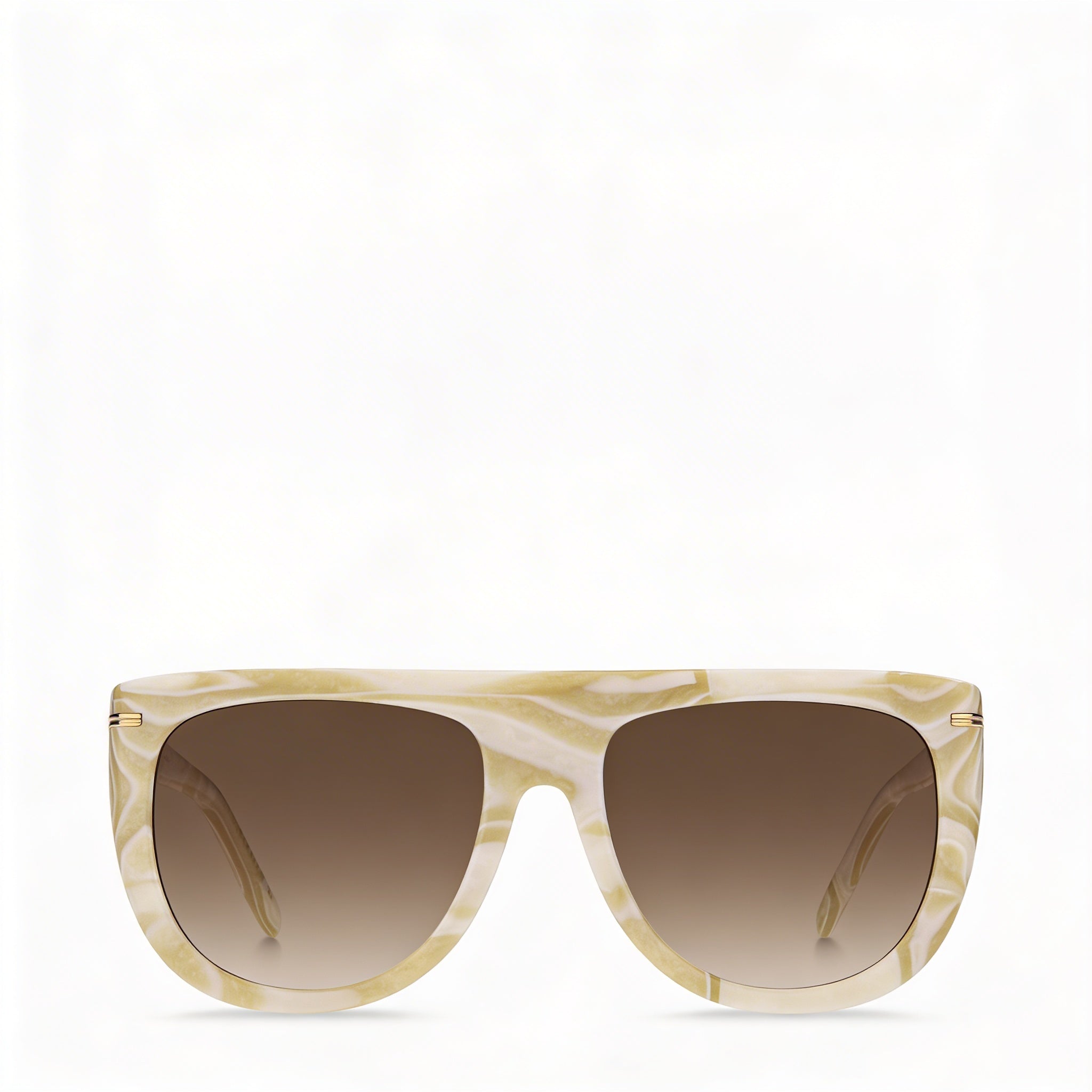 Hugo Boss Modern Women's Pearled Beige White Ecological Oil Frame UV Protection Sunglasses 56mm, Photo 2