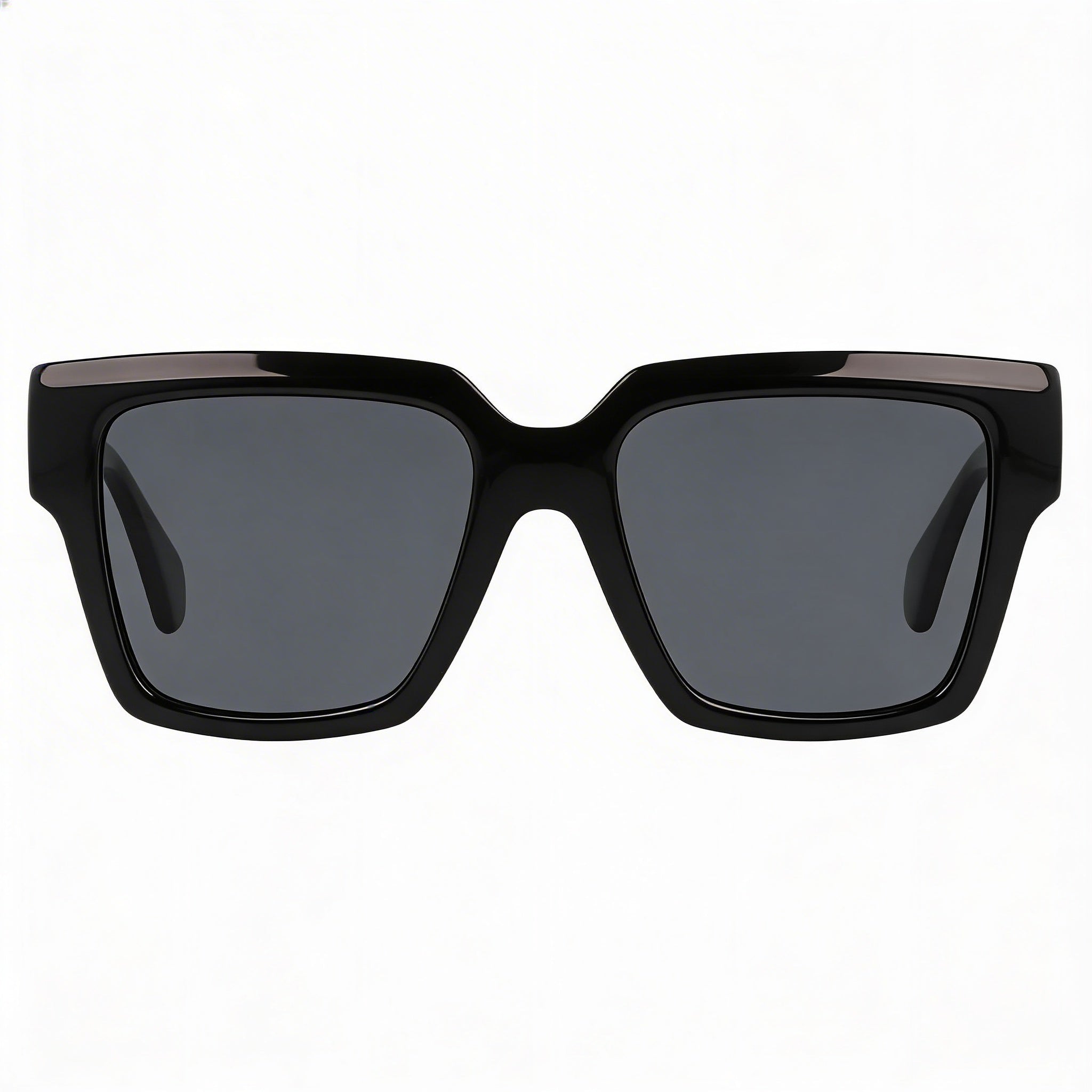 Gafas Ferragamo Sf2014s de Acetato Negras y Blancas para Mujer con Lentes Negras sin Aumento 54mm, Photo 2