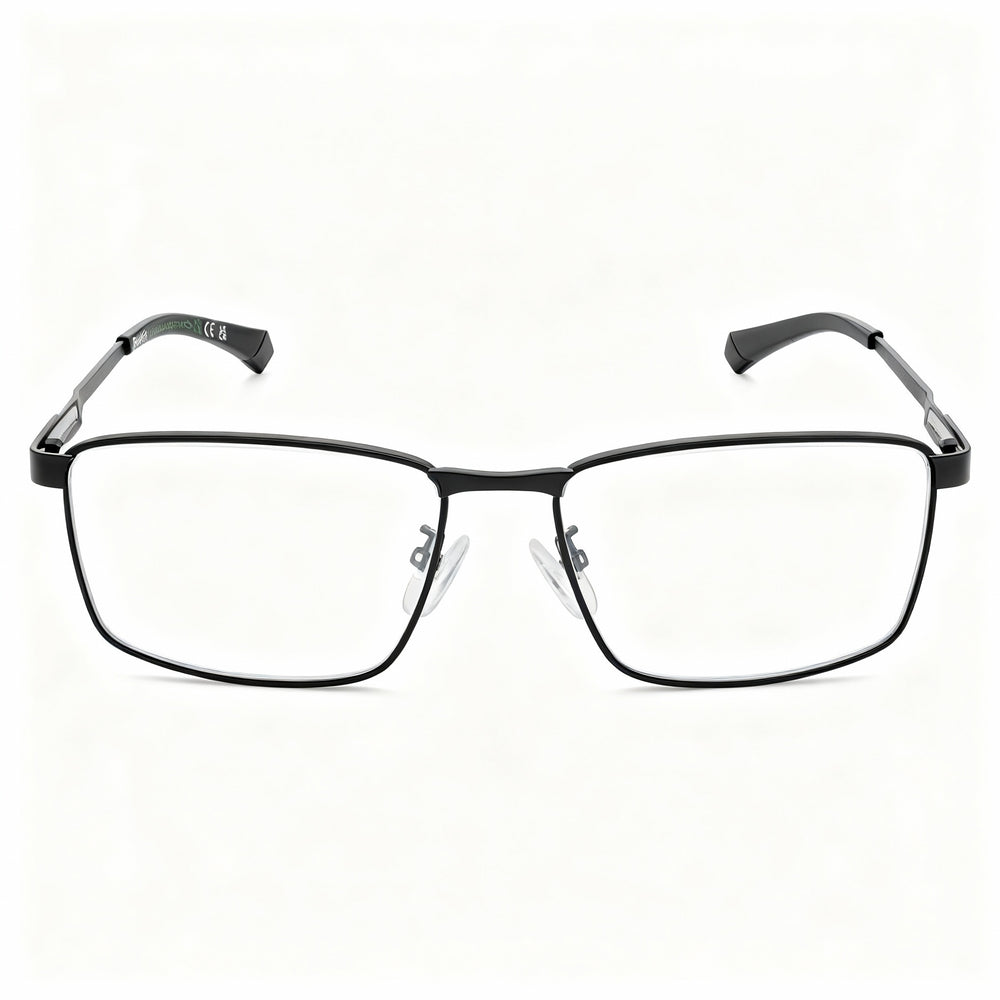 Polaroid Casual PLD D534/G Men's Eco Stainless Steel Eyeglasses Matte Ruthenium 55-15-145