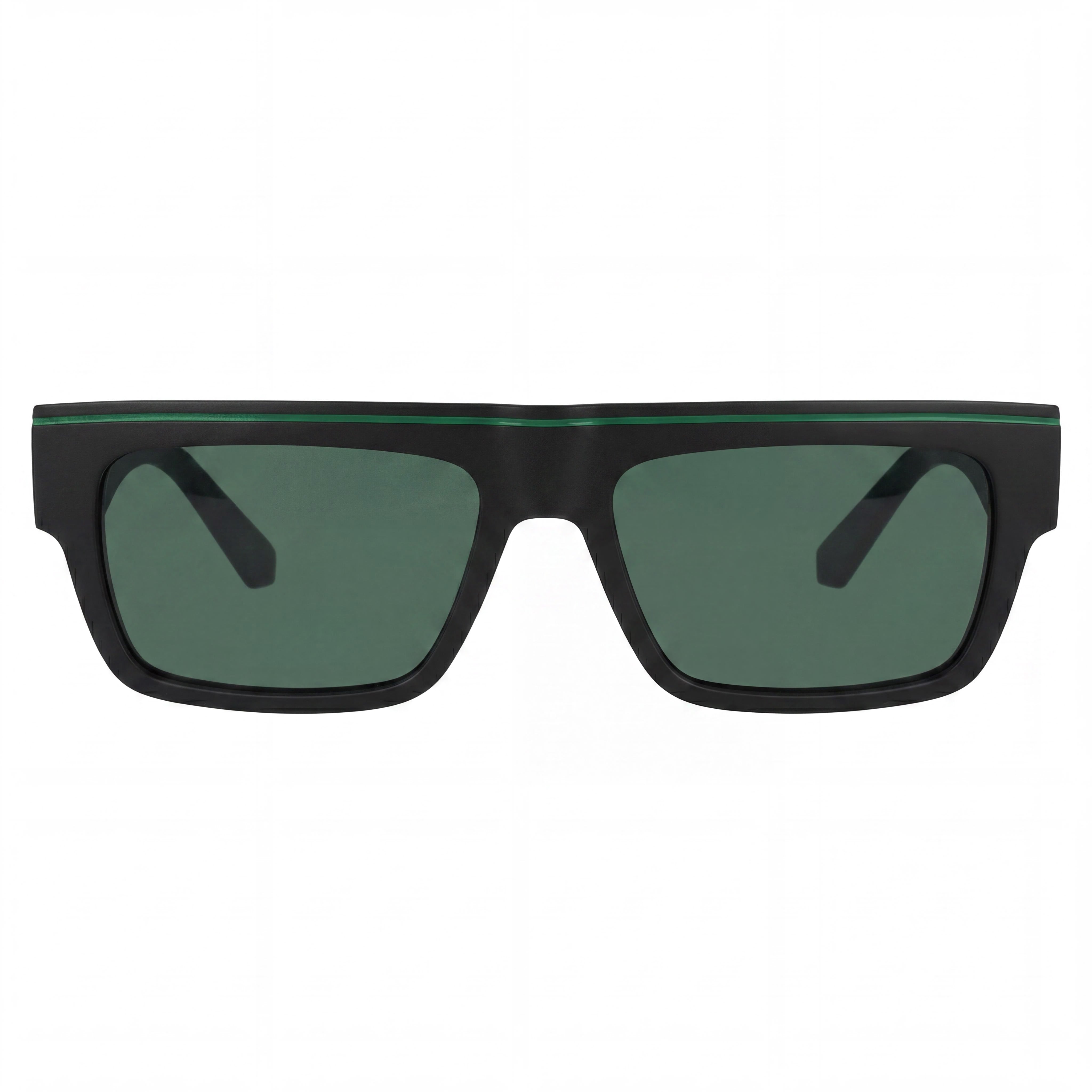 Gafas de sol Calvin Klein Jeans CKJ24603S N de protección UV para hombre, montura de plástico negro mate, lentes negras de 55 mm, Photo 2