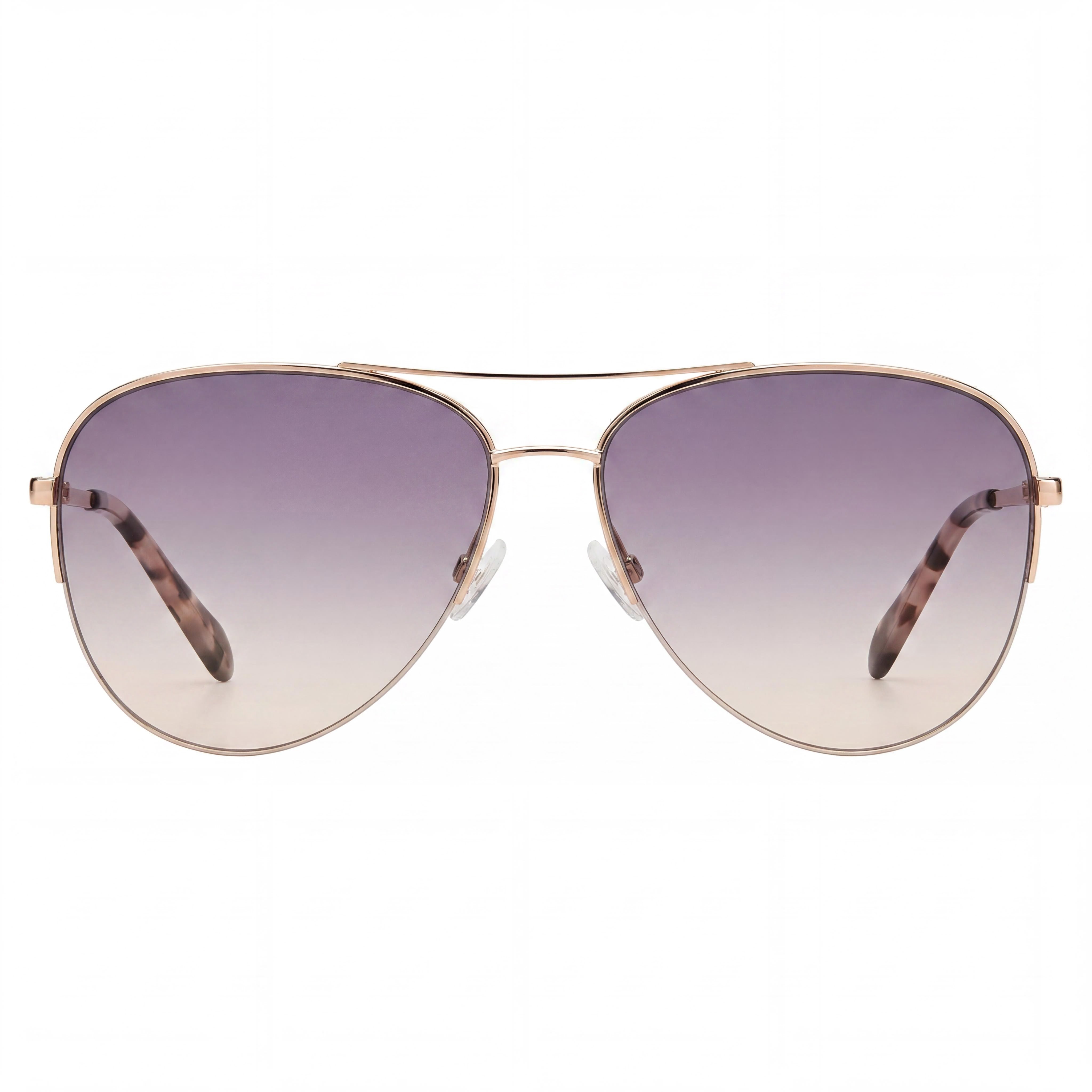 Fossil Fos 3137/G/S Women's Red Gold Stainless Steel Frame, Red Gold Lenses, UV Protection 58mm, Photo 2