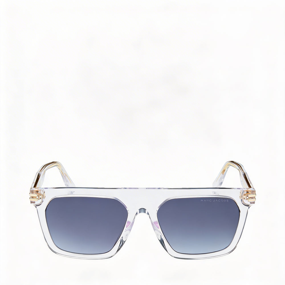 Marc Jacobs Modern Unisex Crystal Acetate Frame Sunglasses, UV Protection, Non-Polarized, 55mm