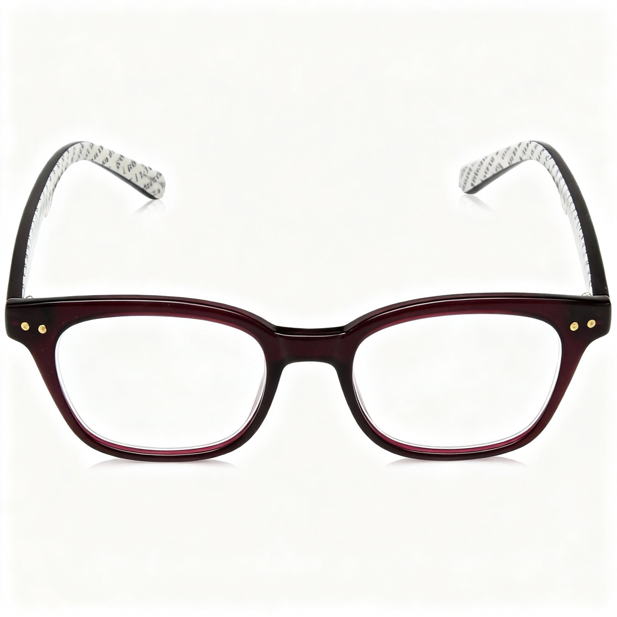 kate spade new york Rebecca2 Women's Plastic Frame Non-Polarized Sunglasses, Opal Burgundy, 48-21-134mm