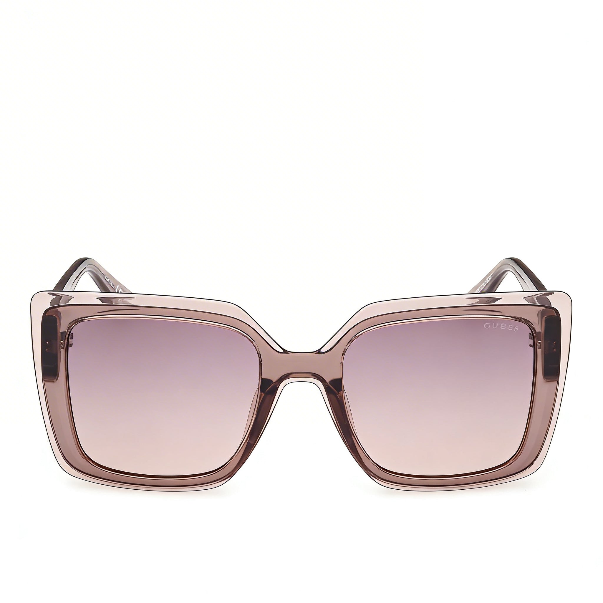 Gafas de sol GUESS GU7908 para mujer con protección UV, montura de plástico beige, lentes morado degradado, 52 mm, Photo 2