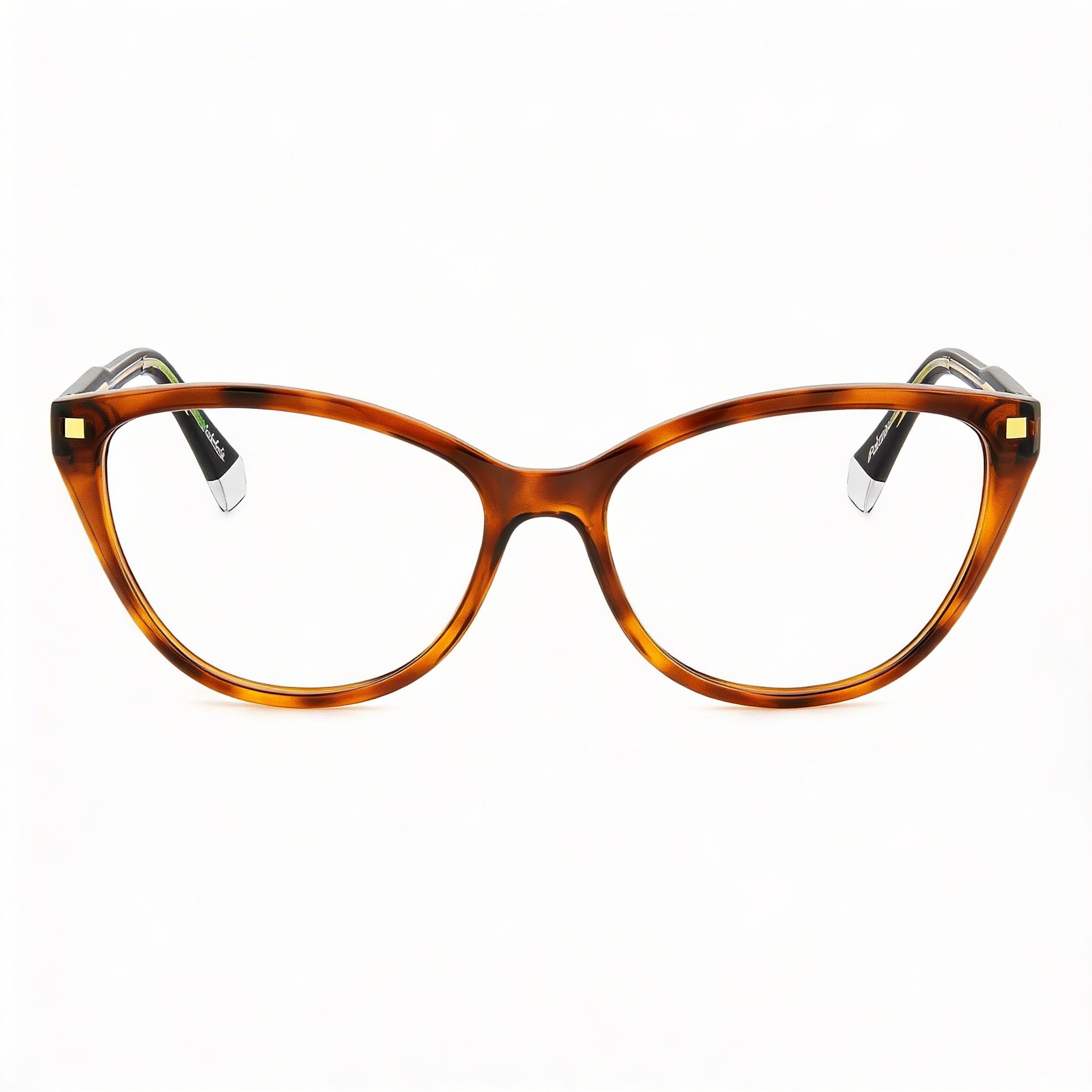 Polaroid Casual Men's Multicolored Resin Frame Eyeglasses with Non Lenses and 145mm Temple Length, Photo 2