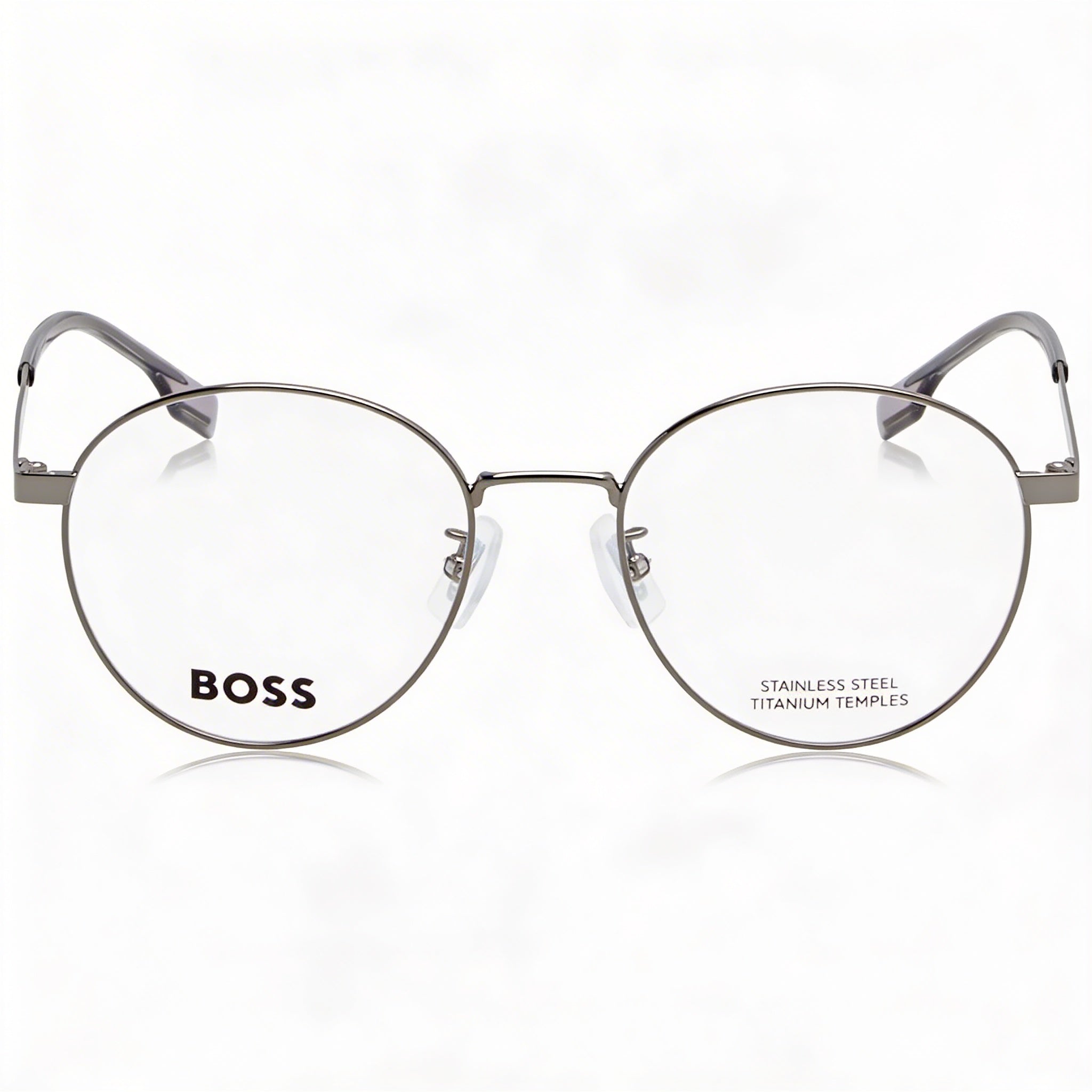 Hugo Boss Panthos 1475/f Men's Alloy Steel Frame Prescription Eyeglasses Dark Ruthenium 52mm, Photo 2