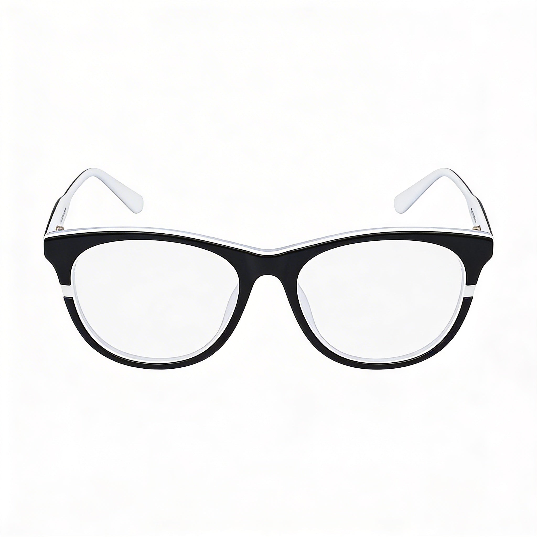 Calvin Klein Ckj20641 Gafas de hombre con montura de metal blanco y negro con lentes de 53 mm, Photo 2