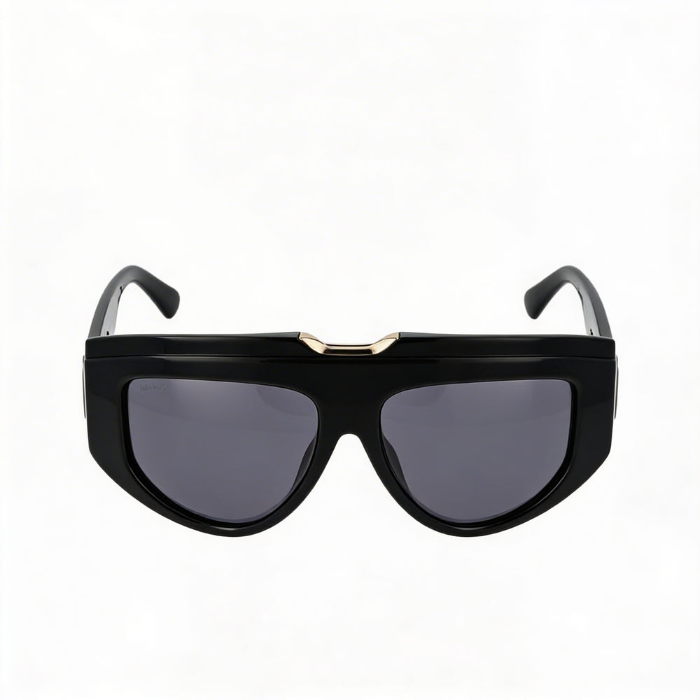 MaxMara Mm0083 Men's Black Frame Smoke Non-Polarized Acetate Lenses Eyewear 57-15-135mm