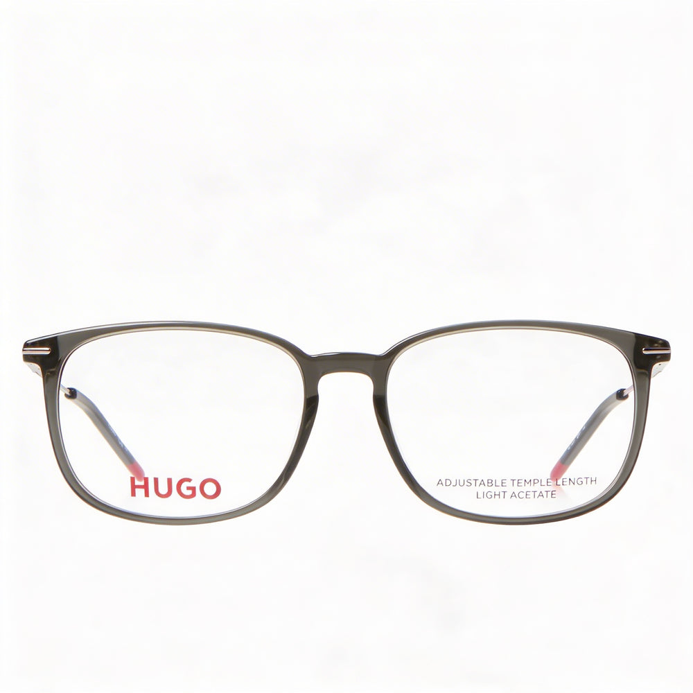 Gafas de sol HUGO Hg 1205 de estilo moderno con montura de magnesio, unisex, gris, ancho de lente de 52 mm, lentes de policarbonato
