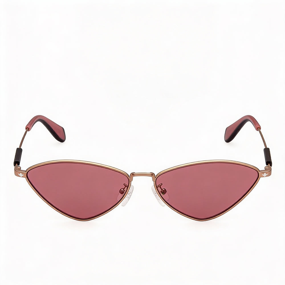 adidas Casual Women's Metal Frame Matte Light Bronze Bordeaux Lens UV Protected Sunglasses 61mm
