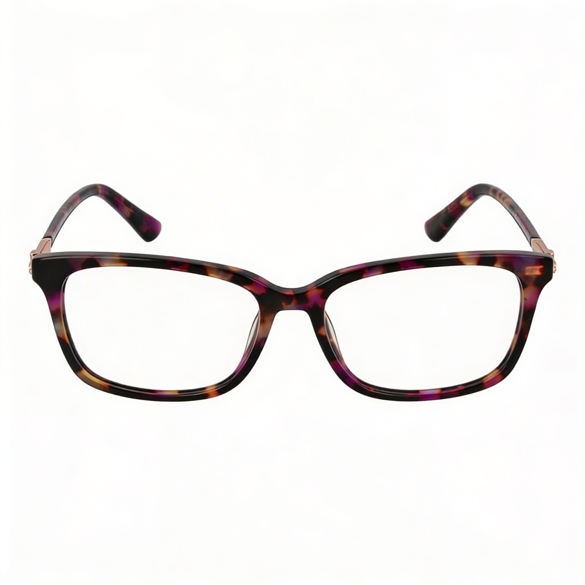 GUESS GU2907 Gafas de Mujer Casual Morado Montura de Plástico con Lentes Transparentes de Demostración, Aptas para Receta, 53mm, Photo 2