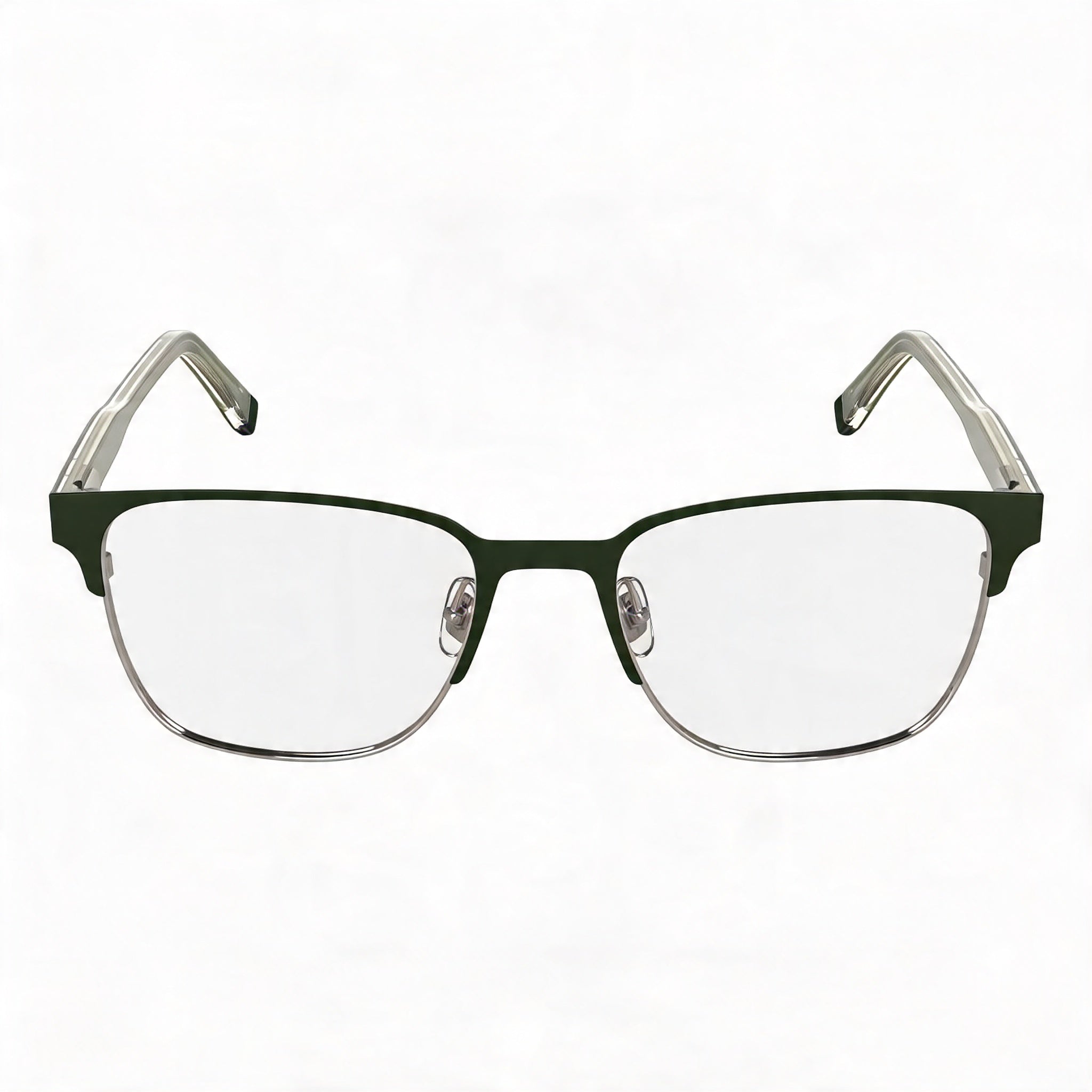 Lacoste Casual Men’s Matte Khaki Eyeglasses with Transparent Plastic Lenses 53-18-145, Photo 2