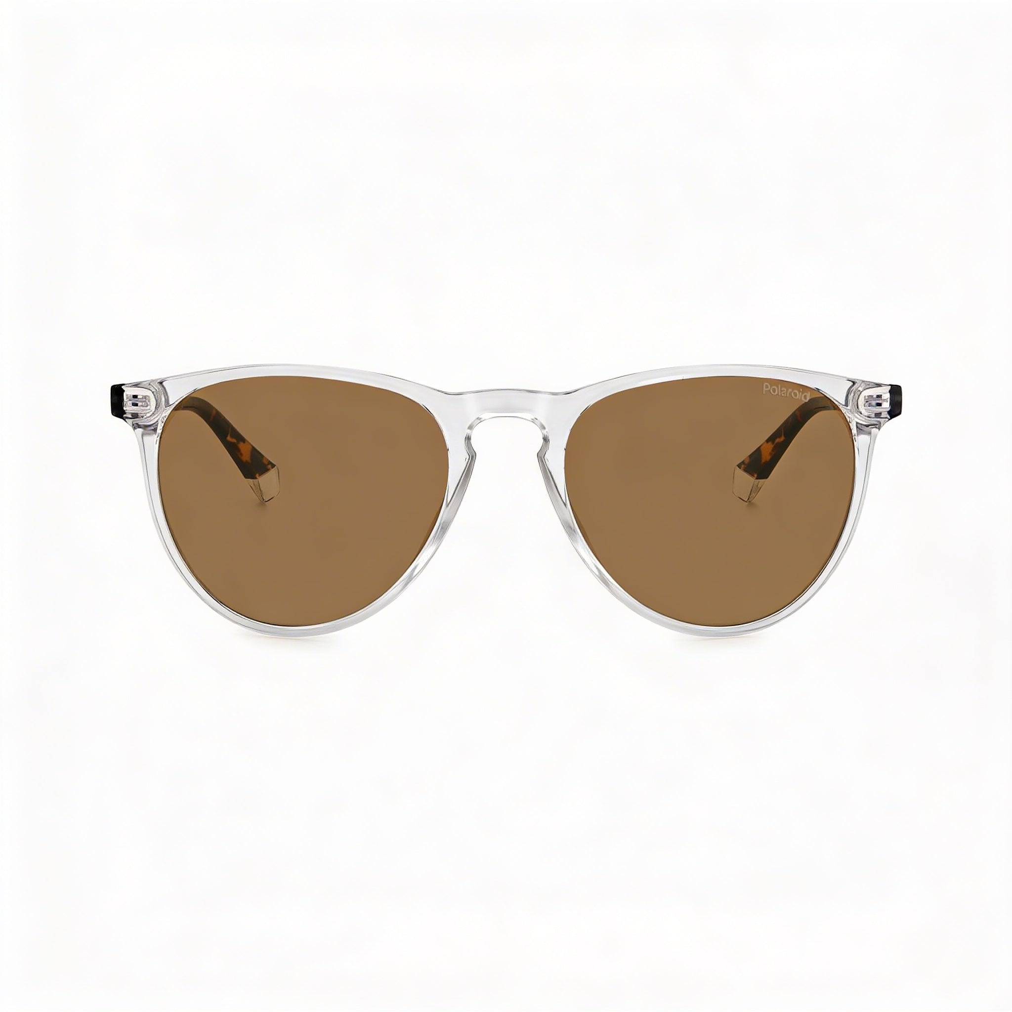 Gafas de sol Polaroid Essential para mujer, con montura de policarbonato dorado y cristales, con protección UV, color bronce, 54 mm, Photo 2