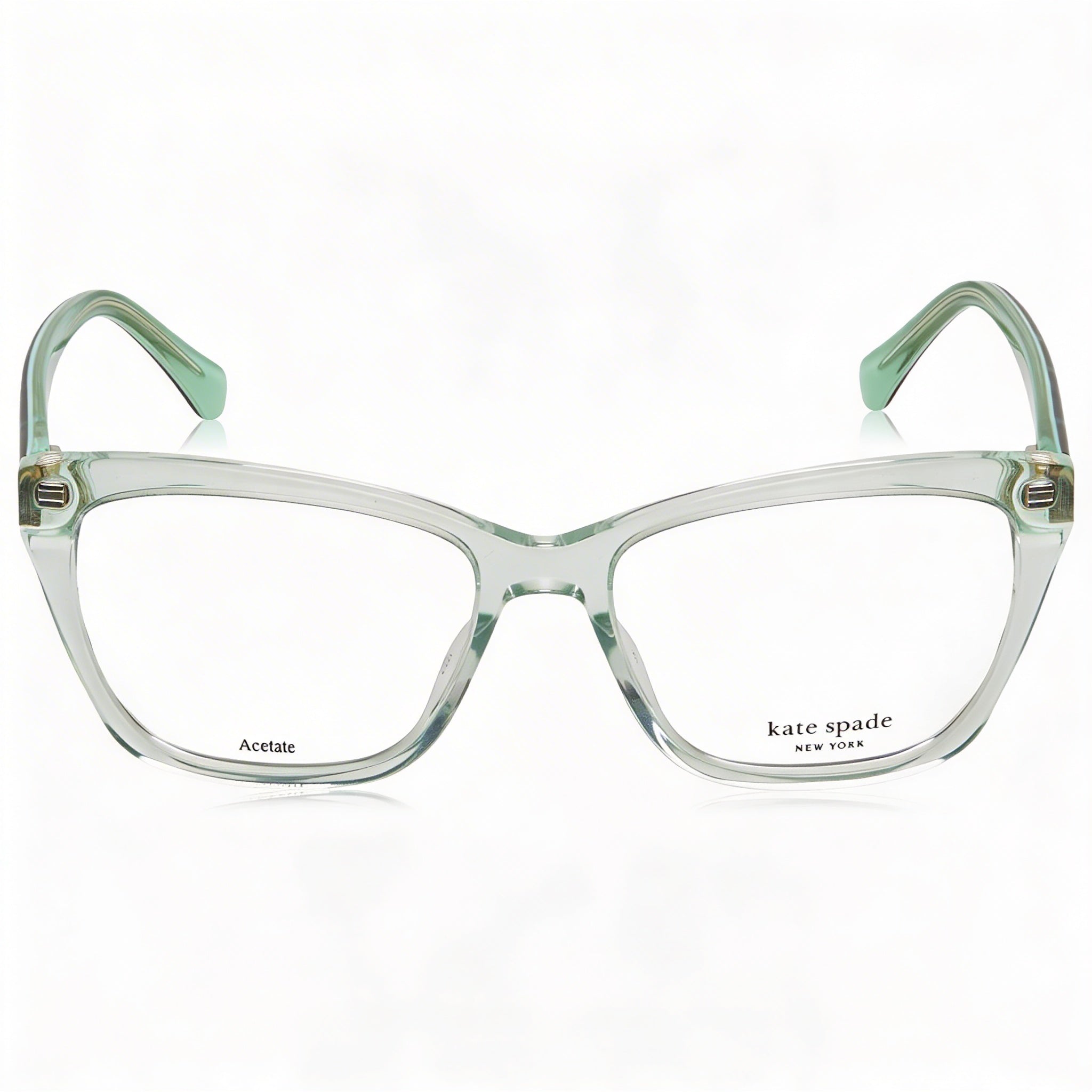 Gafas de sol de acetato verdes modernas para mujer Kate Spade New York 55mm, Photo 2