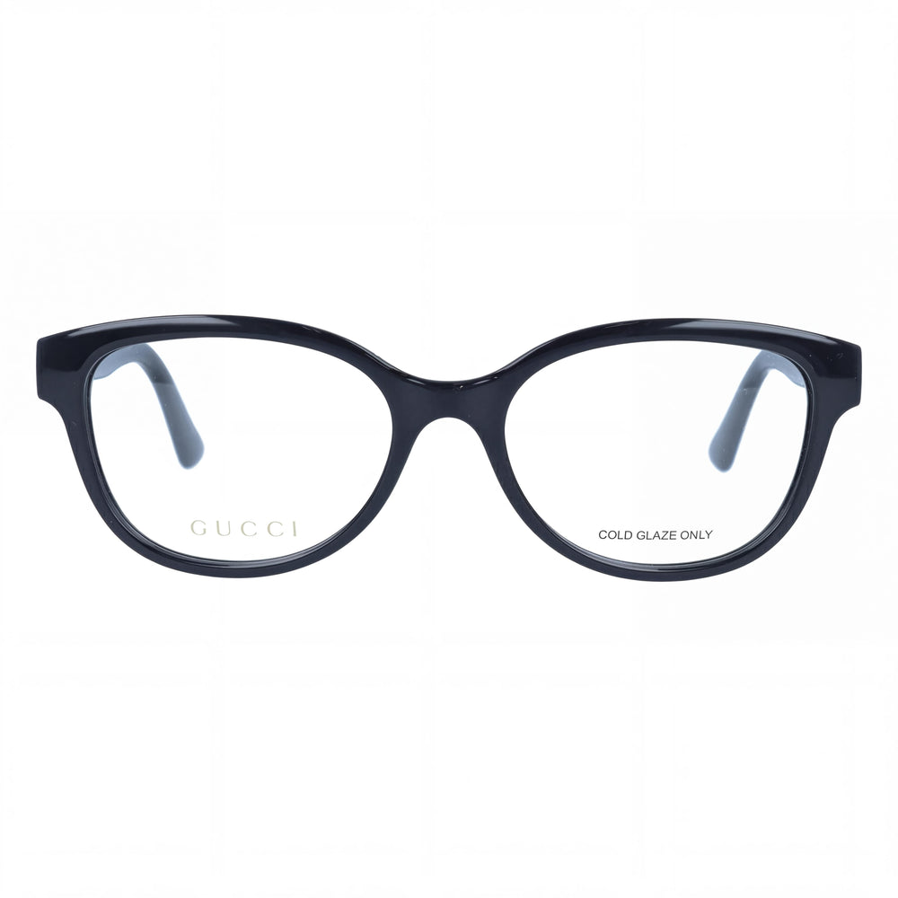 Gucci GG1115O Women's Shiny Black Plastic Eyeglasses 53mm