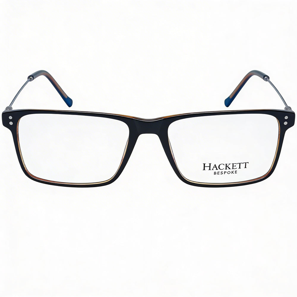 Hackett London Casual Men's Plastic Black Tortoise Eyewear with Clear Lenses 10-9-97mm