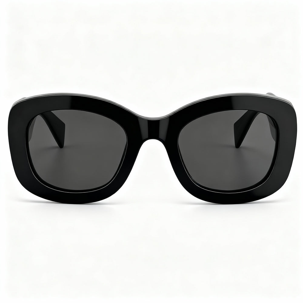 Prada Modern Women's Multicolor Acetate Frame Dark Grey Non-Polarized UV Protection Sunglasses 54-23-145