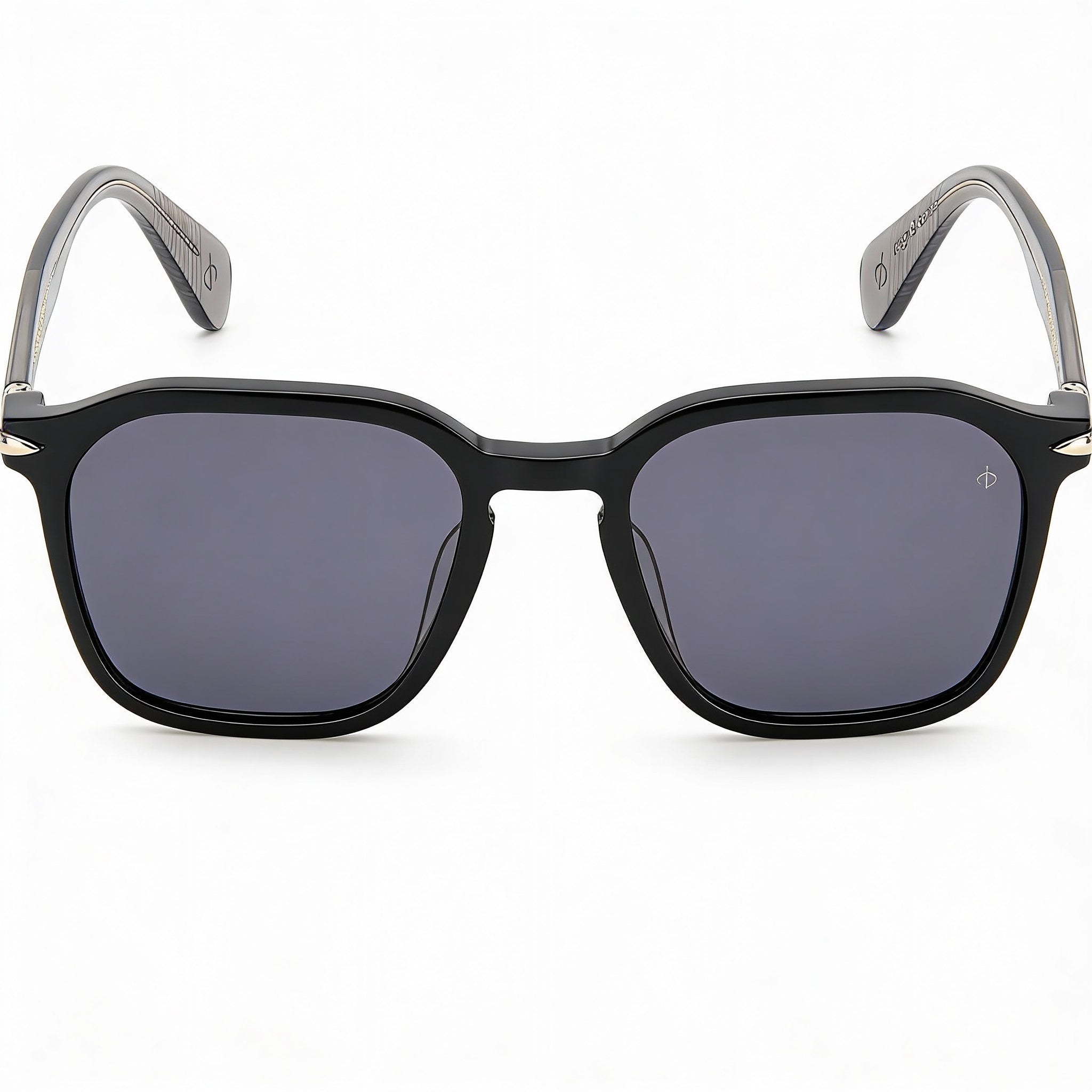 Gafas de sol Rag & Bone para mujer, clásicas, de acetato, con montura negra, lentes de policarbonato y protección UV, 52-19-145 mm, Photo 2