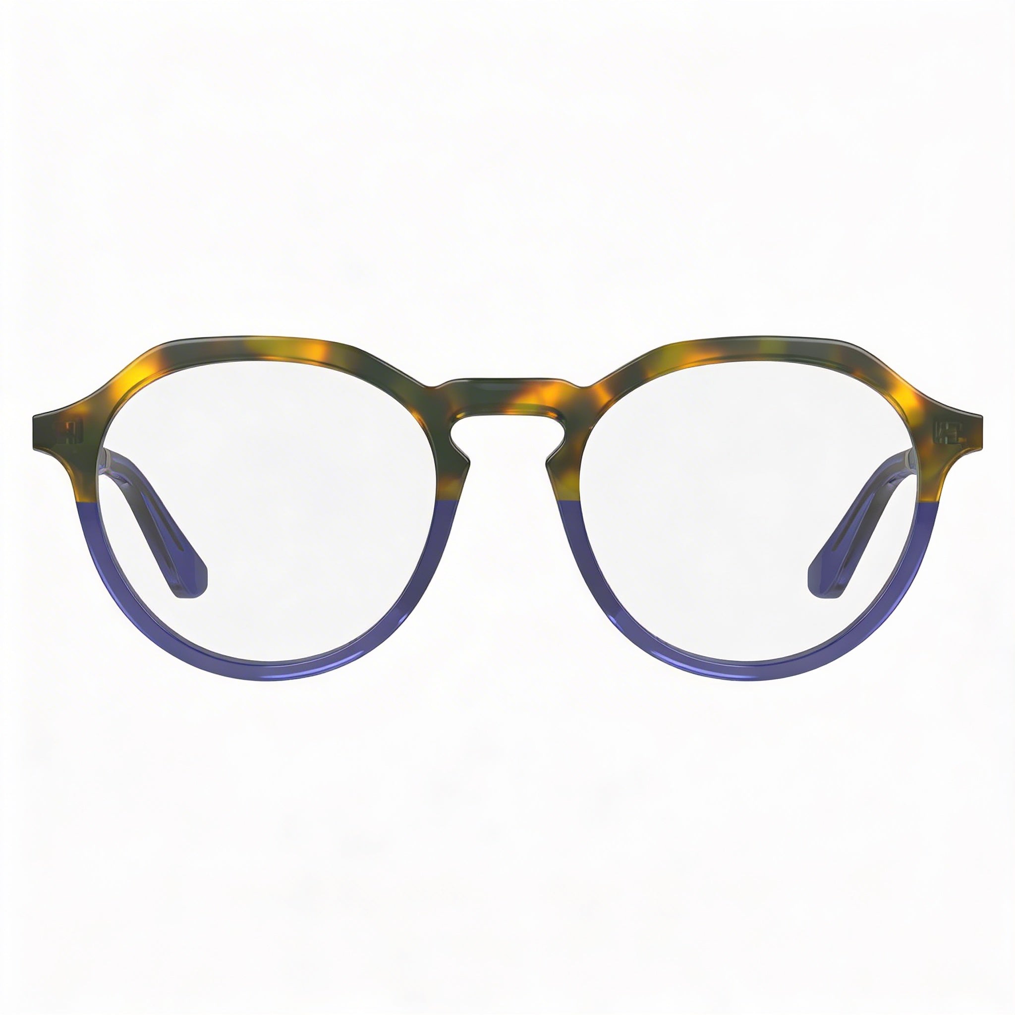 Gafas de Sol Polarizadas Calvin Klein Ck23546 Unisex con Montura Metálica y Lentes de Policarbonato en Azul Habana 49mm, Photo 2